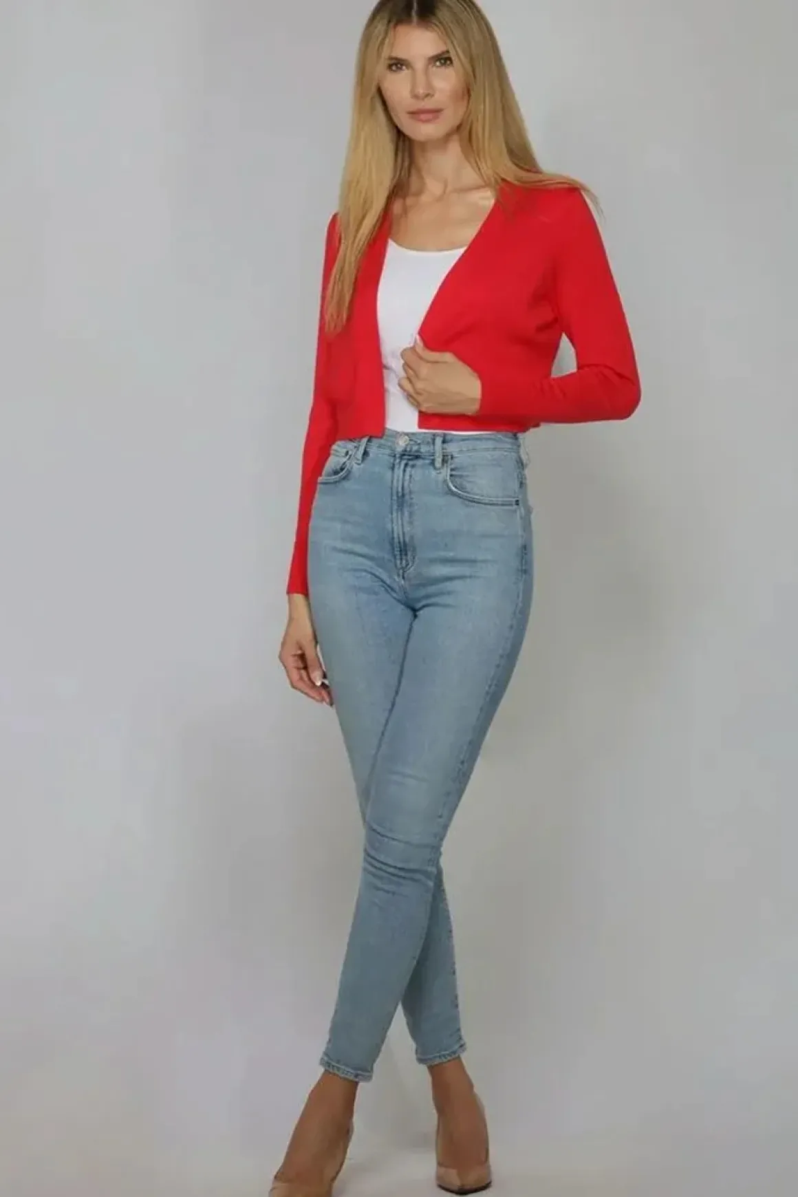 Lonnys Open Cropped Cardigan