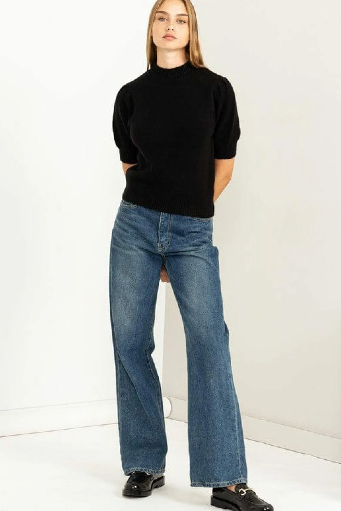 lovely_embrace_puff_sleev_4.webp Lovely Embrace Puff Sleeve Sweater Top *Online Only*