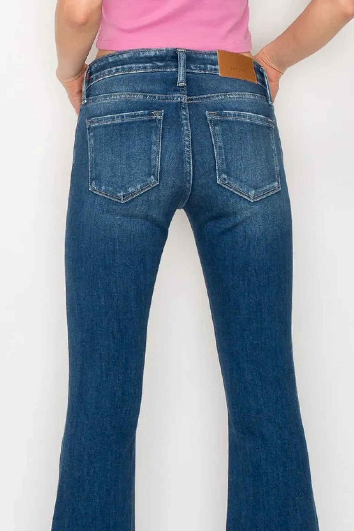 low_rise_stretch_vintage__6.webp Low Rise Stretch Vintage Flare Jeans *Online Only*