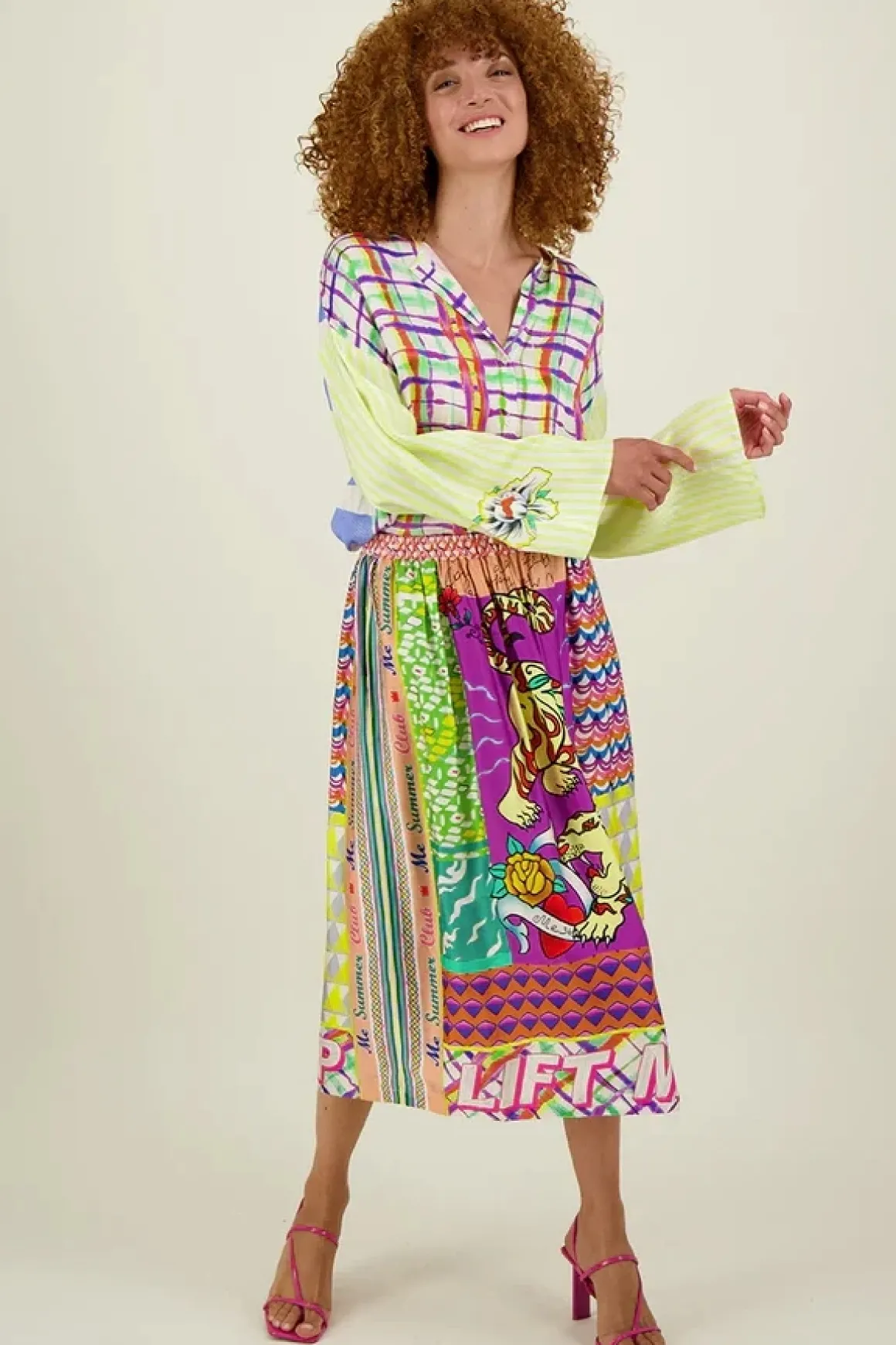 Me369 Vanessa Midi Skirt