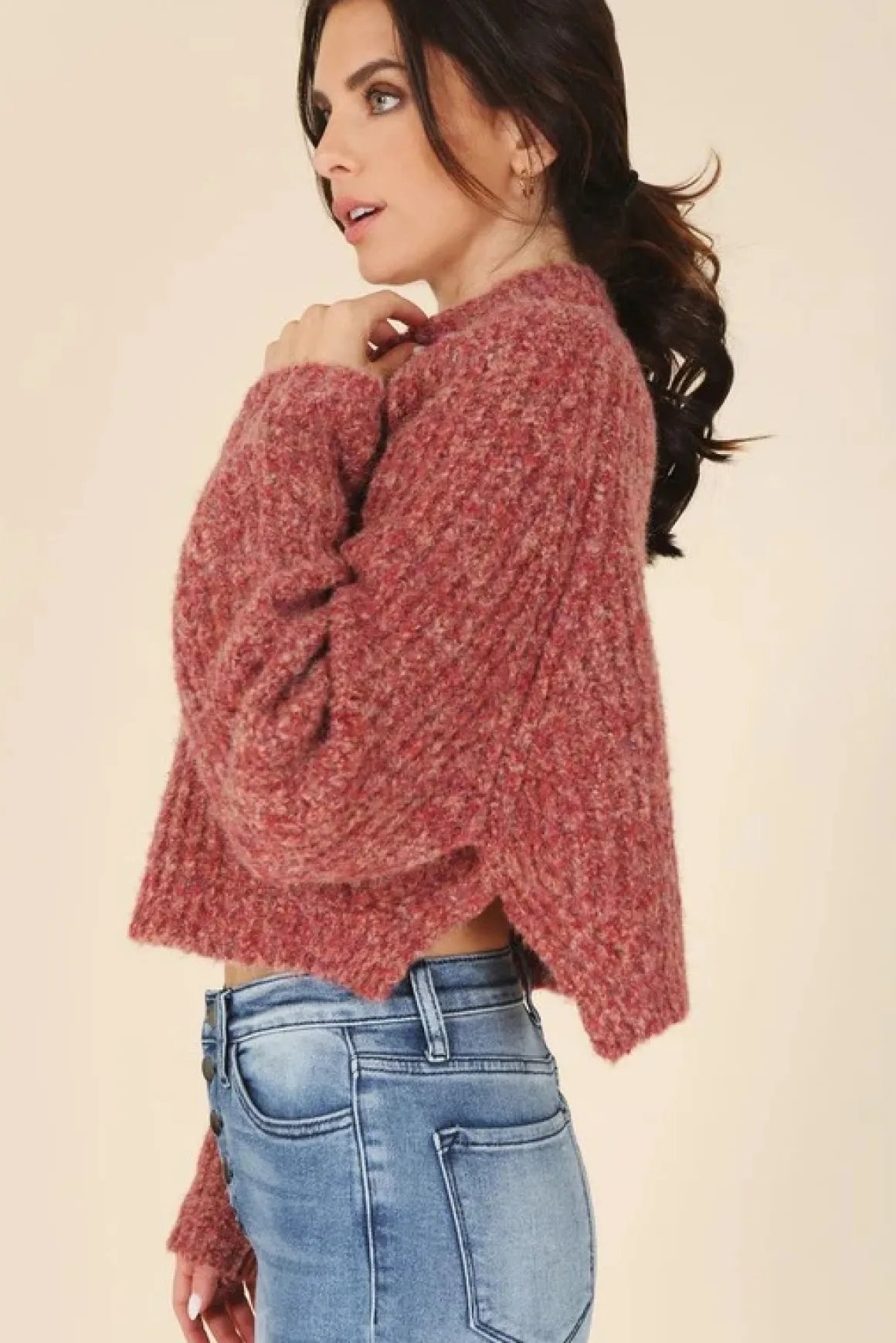 melange_half_button_sweat_11.webp Melange Half Button Sweater *Online Only*