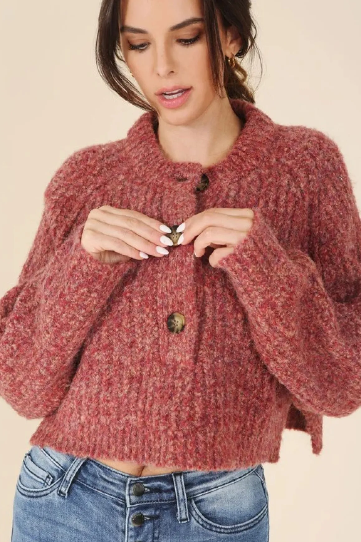 melange_half_button_sweat_14.webp Melange Half Button Sweater *Online Only*