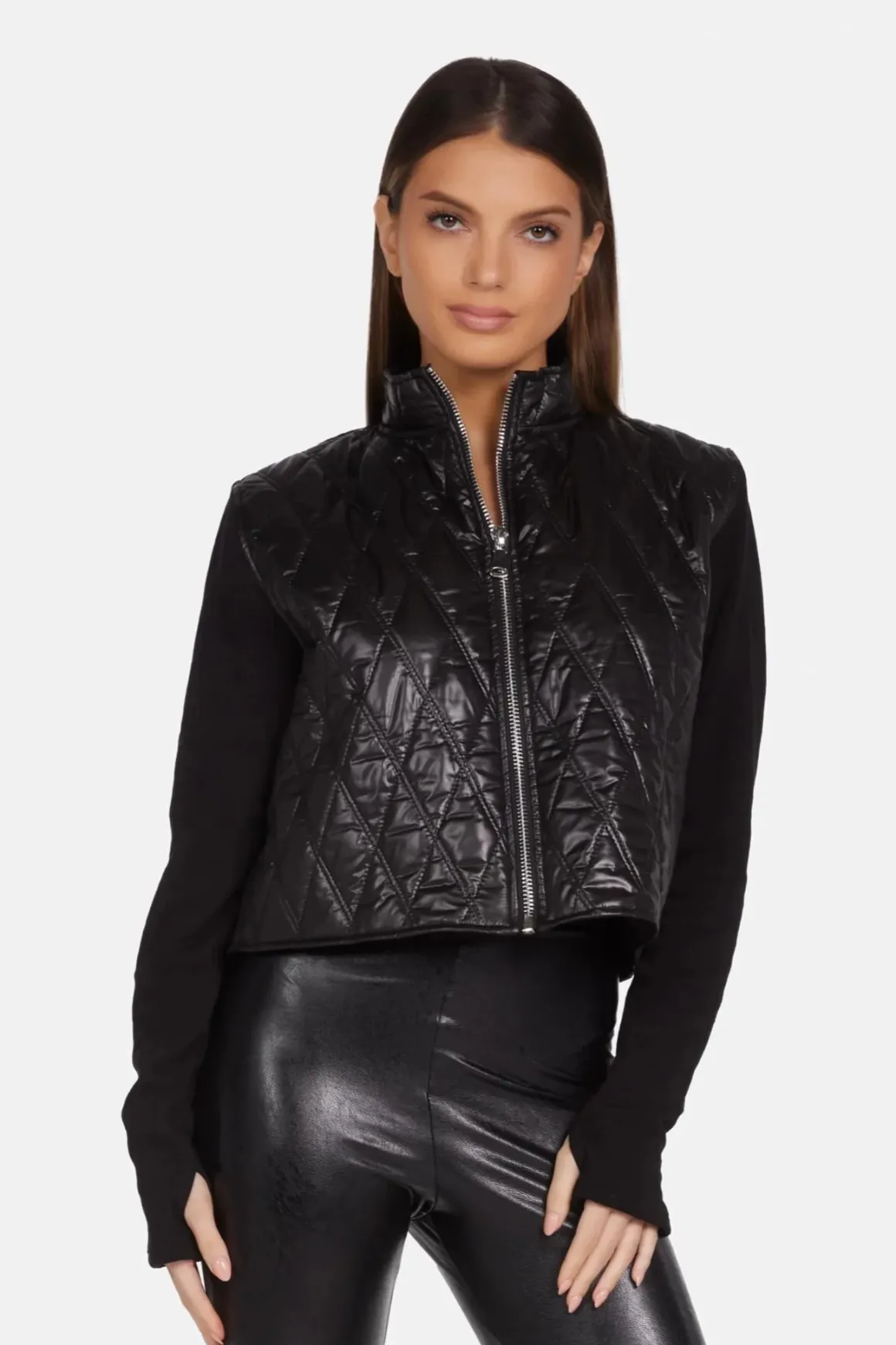 Michael Lauren Ezequiel Quilted Zip