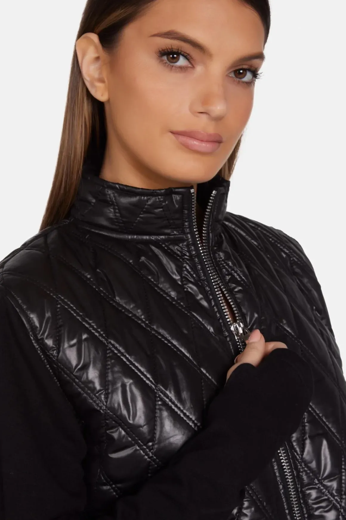 Michael Lauren Ezequiel Quilted Zip