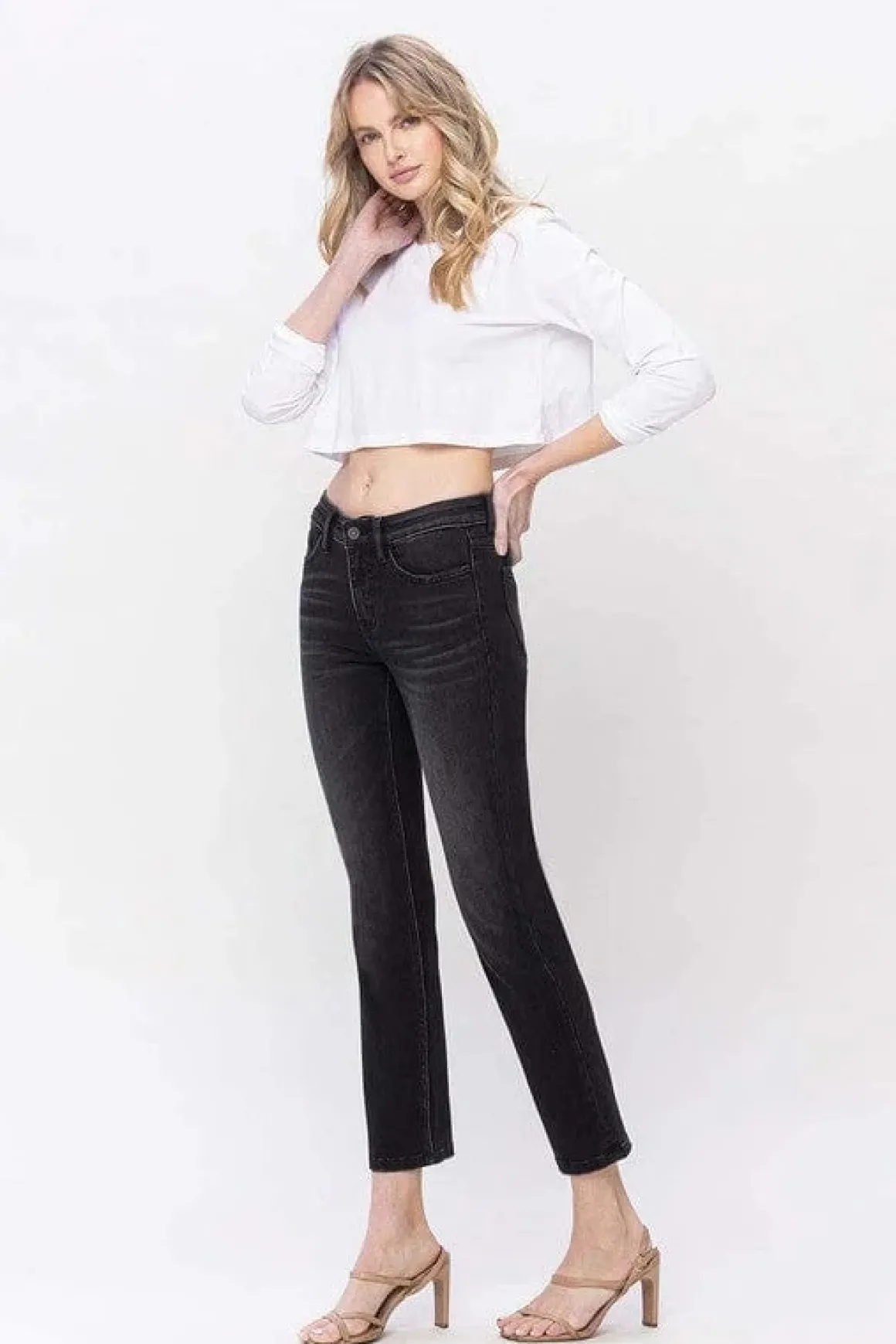 mid_rise_ankle_slim_strai_3.webp Mid Rise Ankle Slim Straight Jeans Flying Monkey *Online Only*
