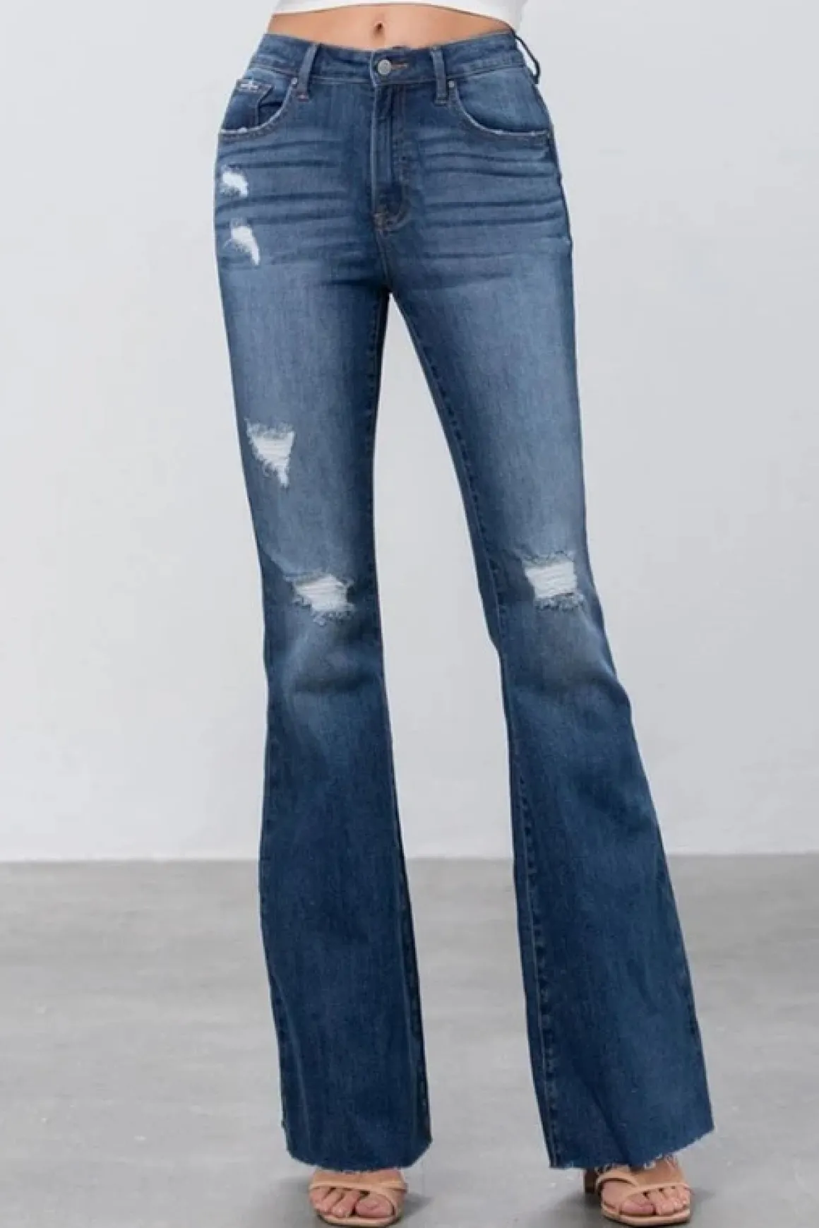 mid_rise_dark_wash_flare__7.webp Mid Rise Dark Wash Flare Jeans *Online Only*
