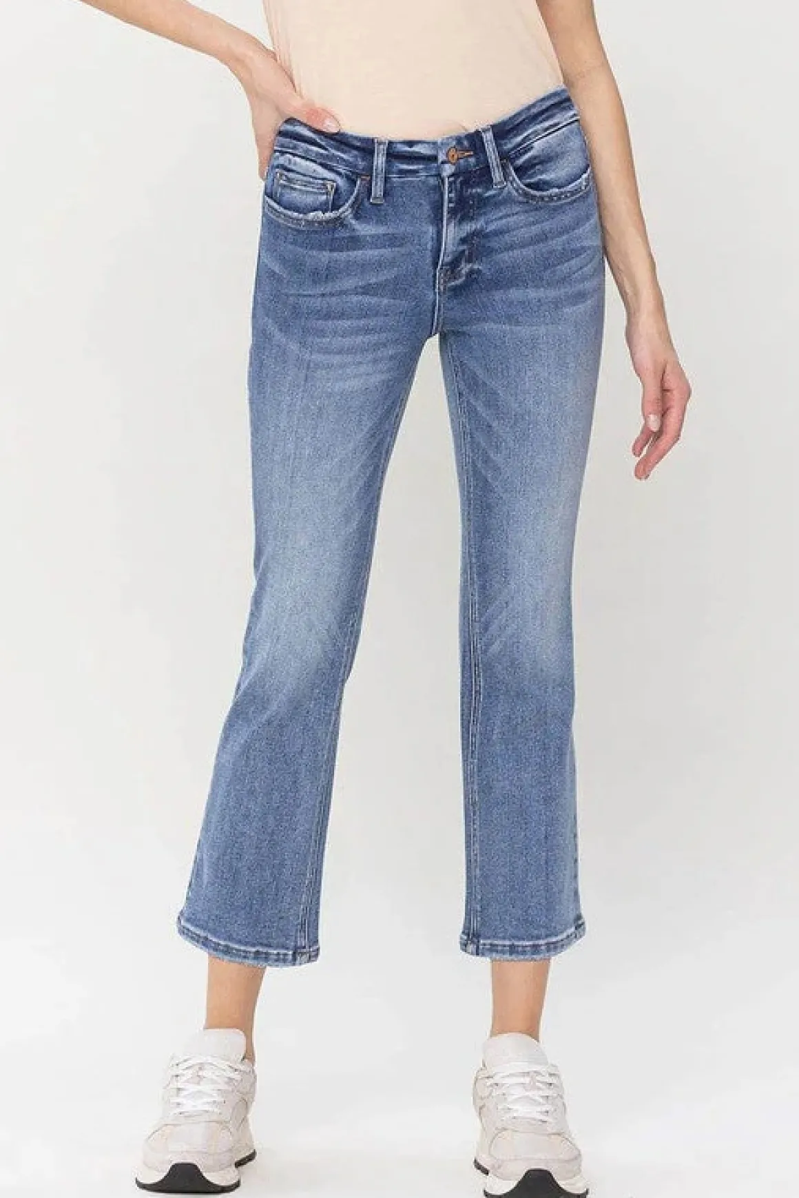 Mid Rise Kick Flare Jeans *Online Only*
