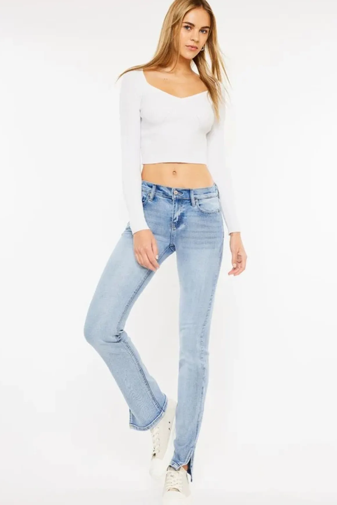 Mid Rise Y2K Bootcut Jeans  *Online Only*