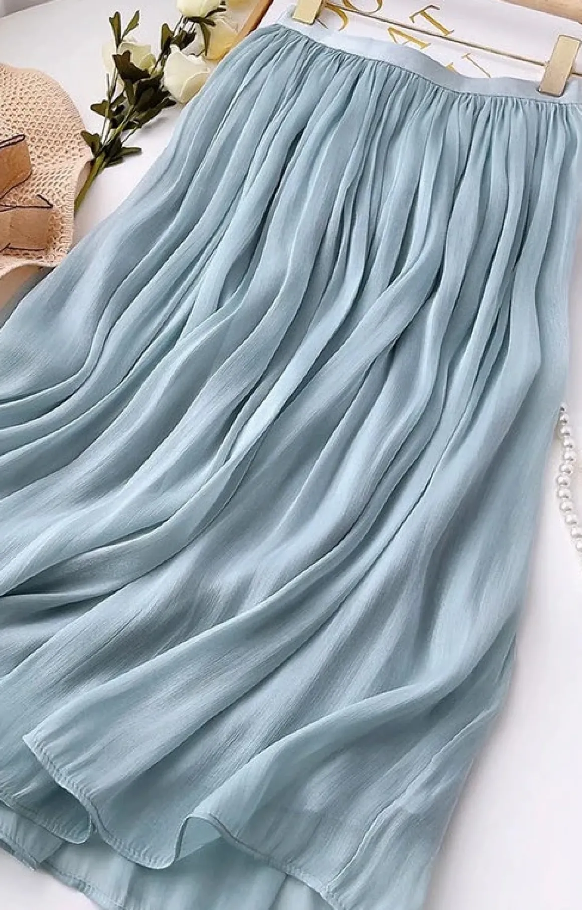 Mid-length Flowy Skirt *Online Only*