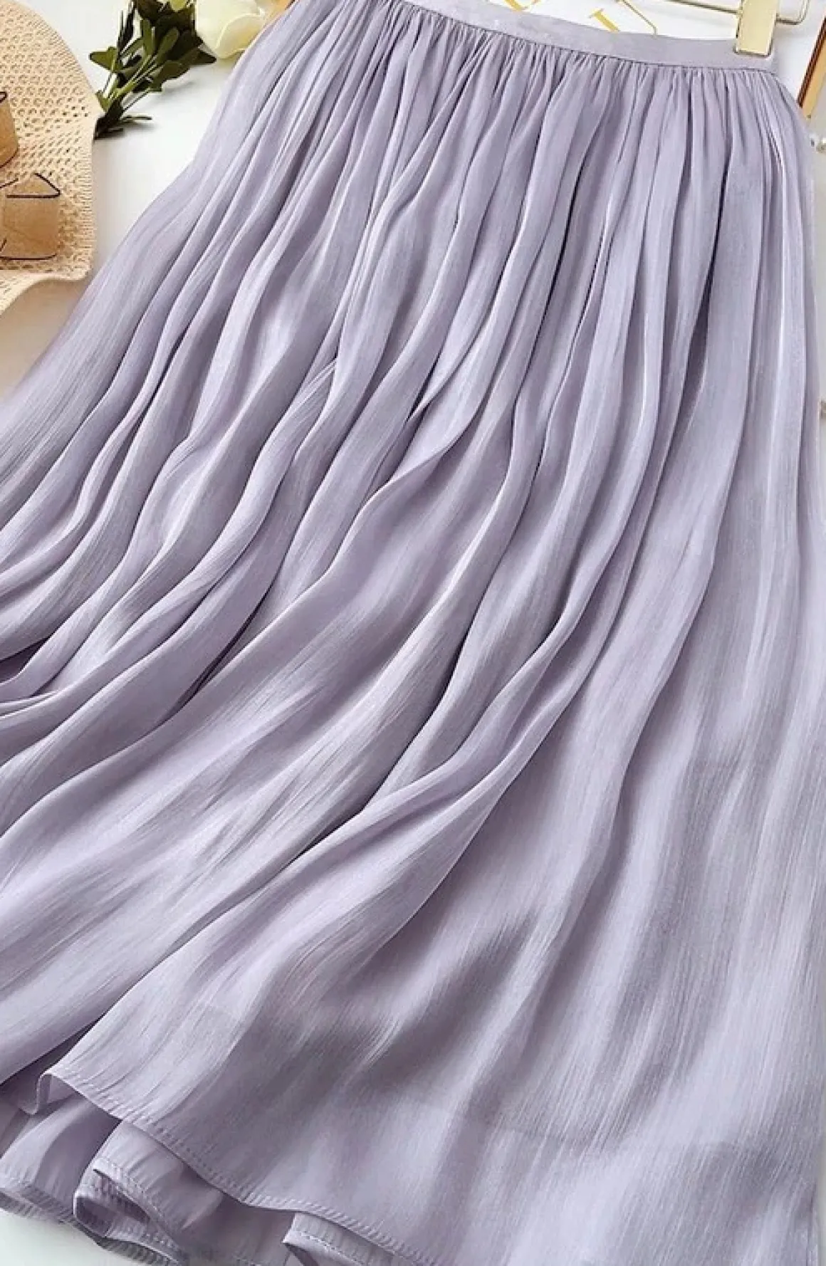 Mid-length Flowy Skirt *Online Only*