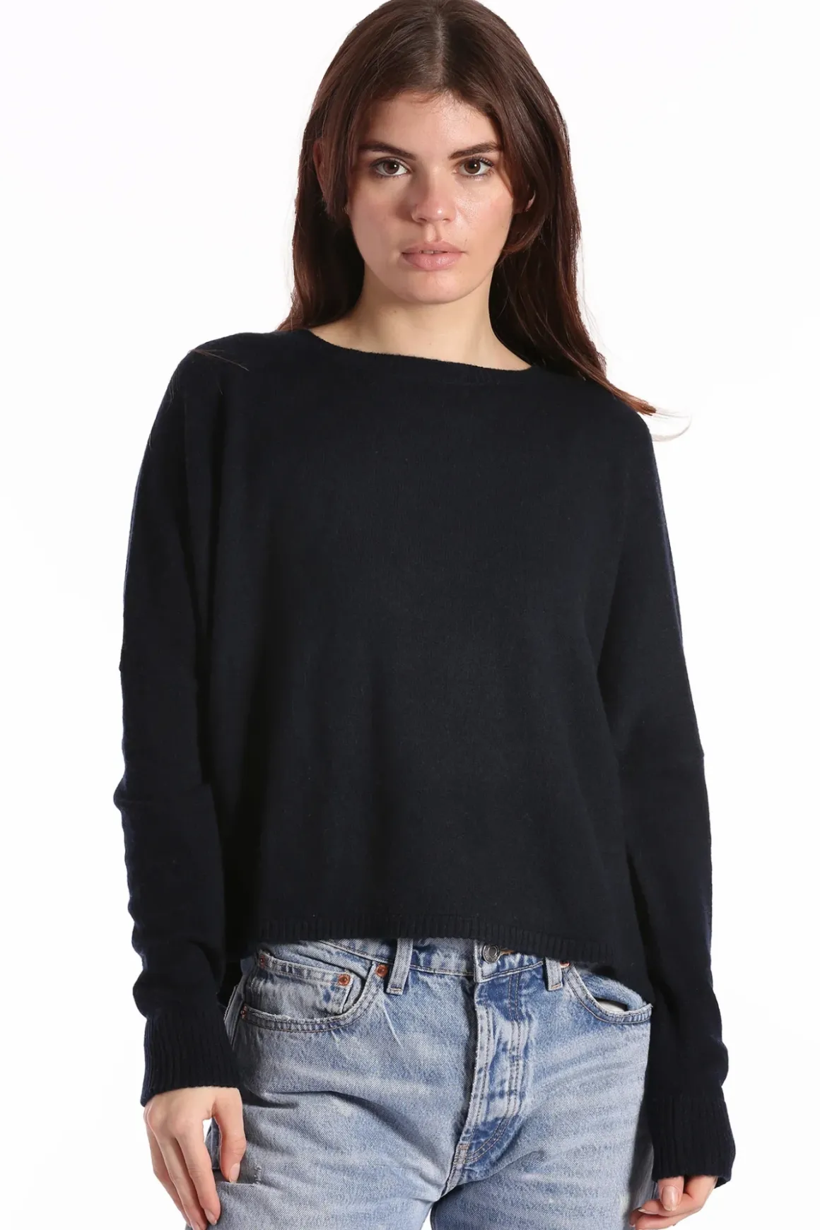 minnie_rose_cashmere_crop_4.webp Minnie Rose Cashmere Cropped Sweater