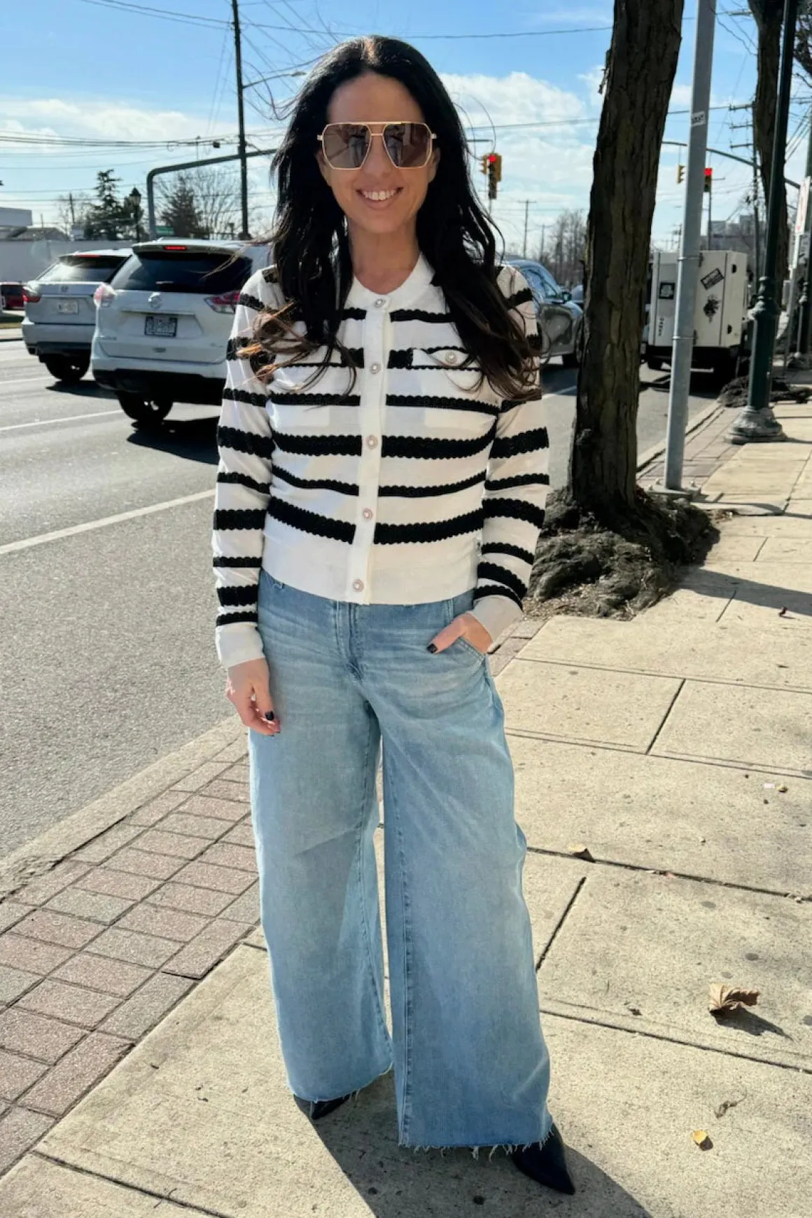 minnie_rose_lace_striped__4.webp Minnie Rose Lace Striped Cardigan