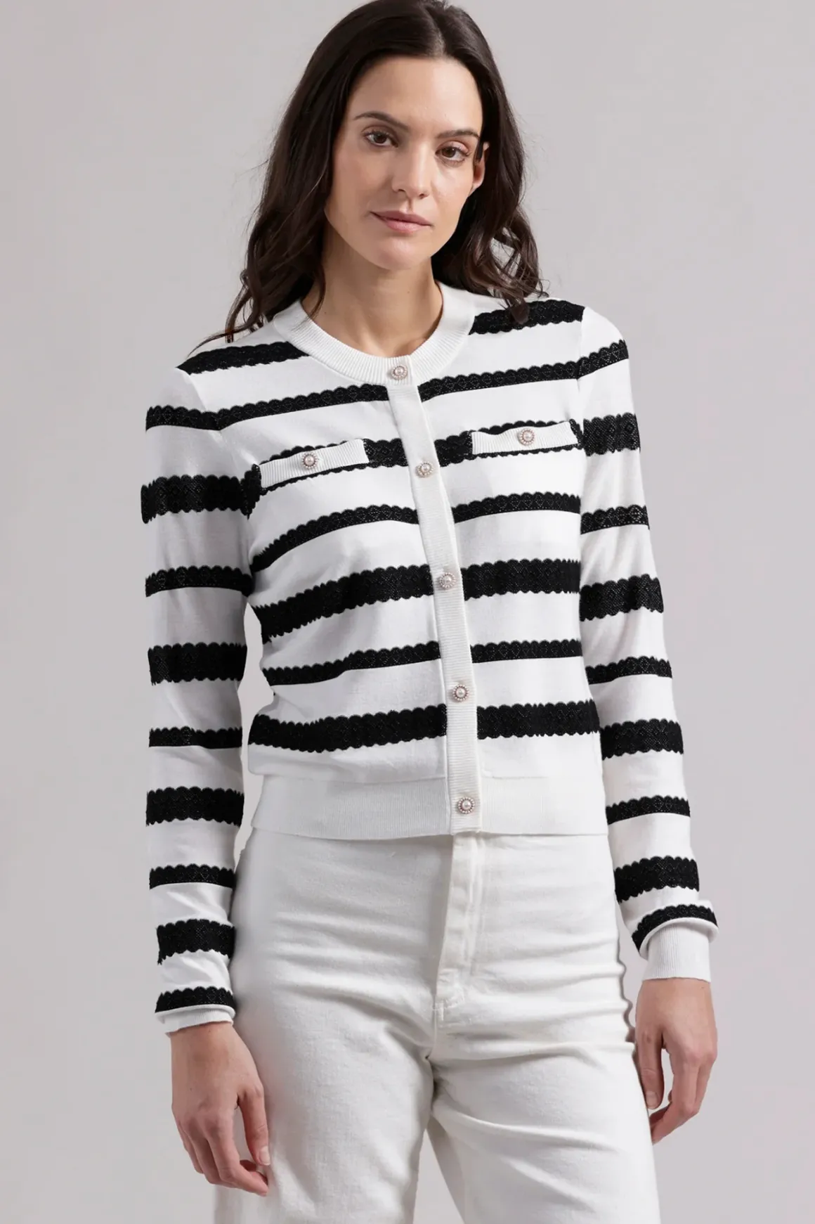 minnie_rose_lace_striped__5.webp Minnie Rose Lace Striped Cardigan