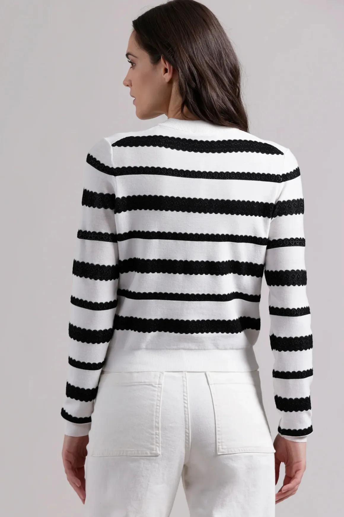 minnie_rose_lace_striped__7.webp Minnie Rose Lace Striped Cardigan