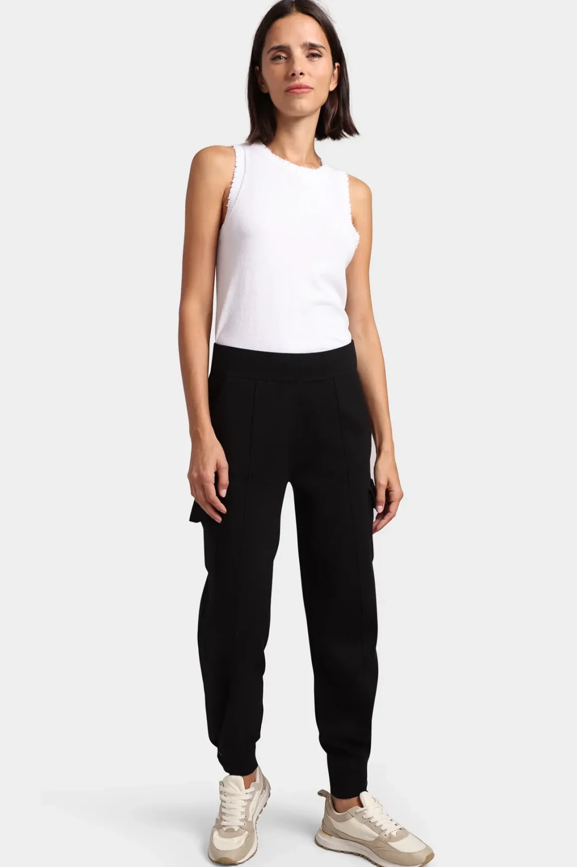 Minnie Rose Pleated Snap Leg Cargo Pant