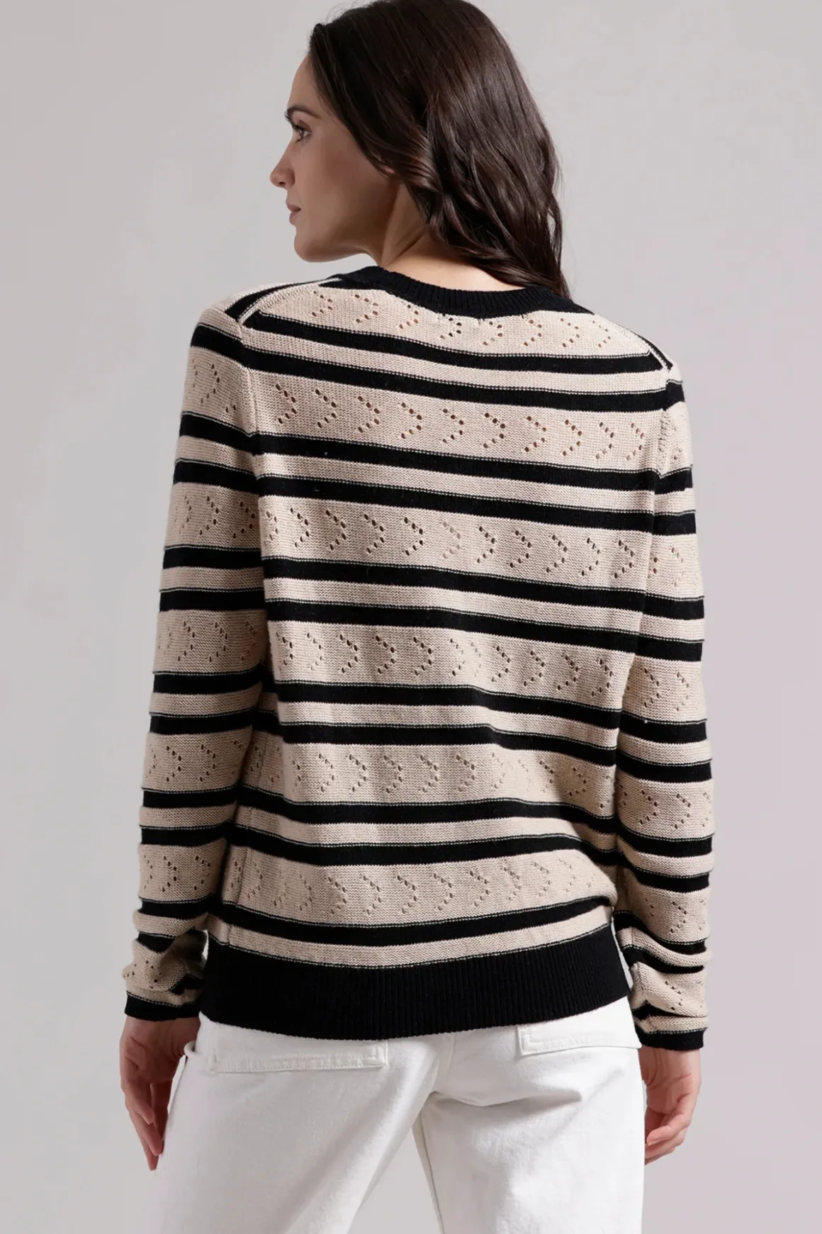 minnie_rose_striped_point_3.webp Minnie Rose Striped Pointelle Cardigan
