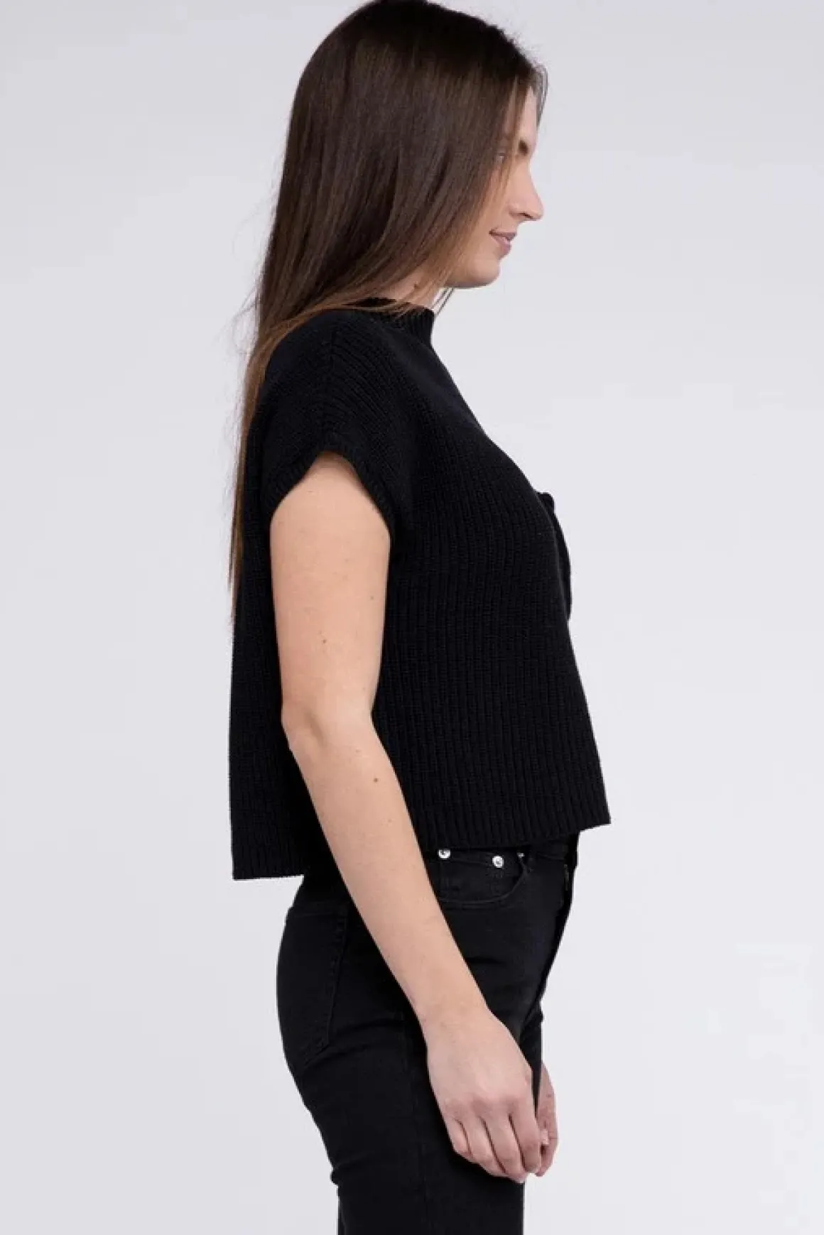mock_neck_short_sleeve_cr_20.webp Mock Neck Short Sleeve Cropped Sweater *Online Only*