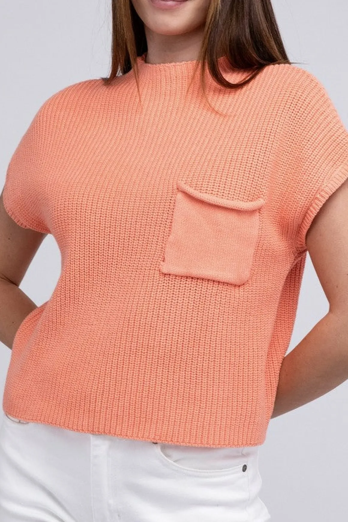 mock_neck_short_sleeve_cr_4.webp Mock Neck Short Sleeve Cropped Sweater *Online Only*