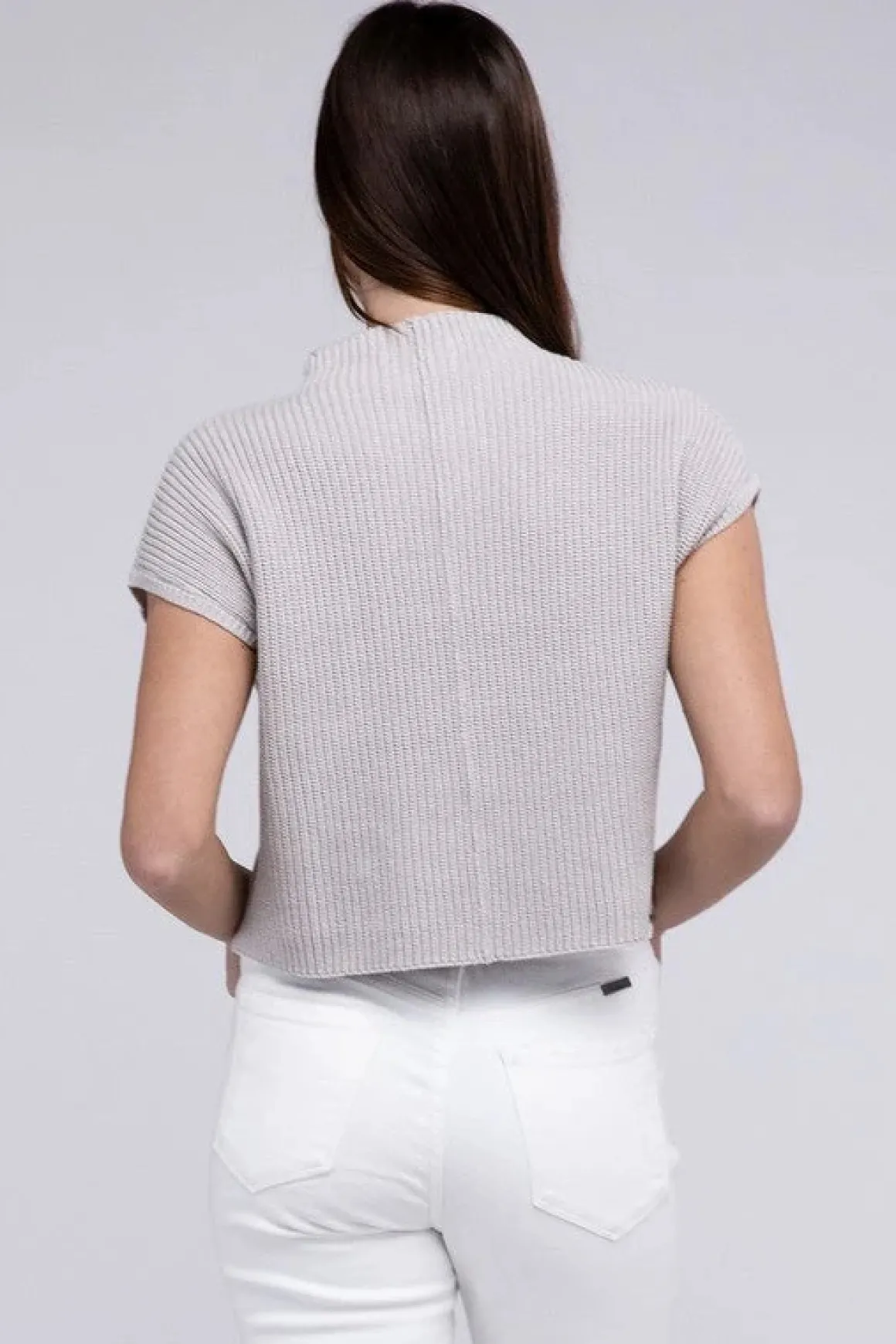 mock_neck_short_sleeve_cr_44.webp Mock Neck Short Sleeve Cropped Sweater *Online Only*