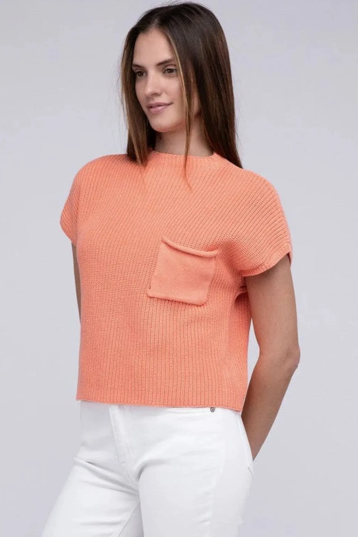 mock_neck_short_sleeve_cr_6.webp Mock Neck Short Sleeve Cropped Sweater *Online Only*