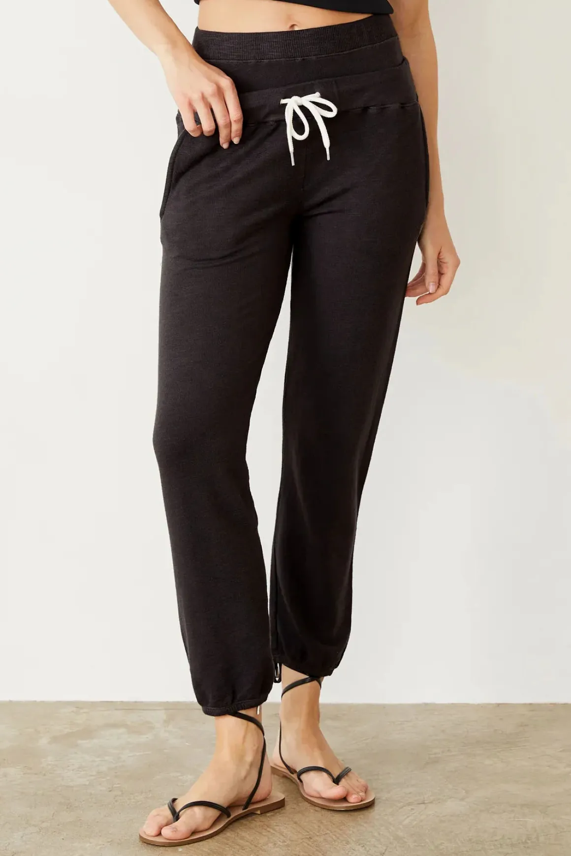 Monrow Supersoft Double Waist Sweatpants
