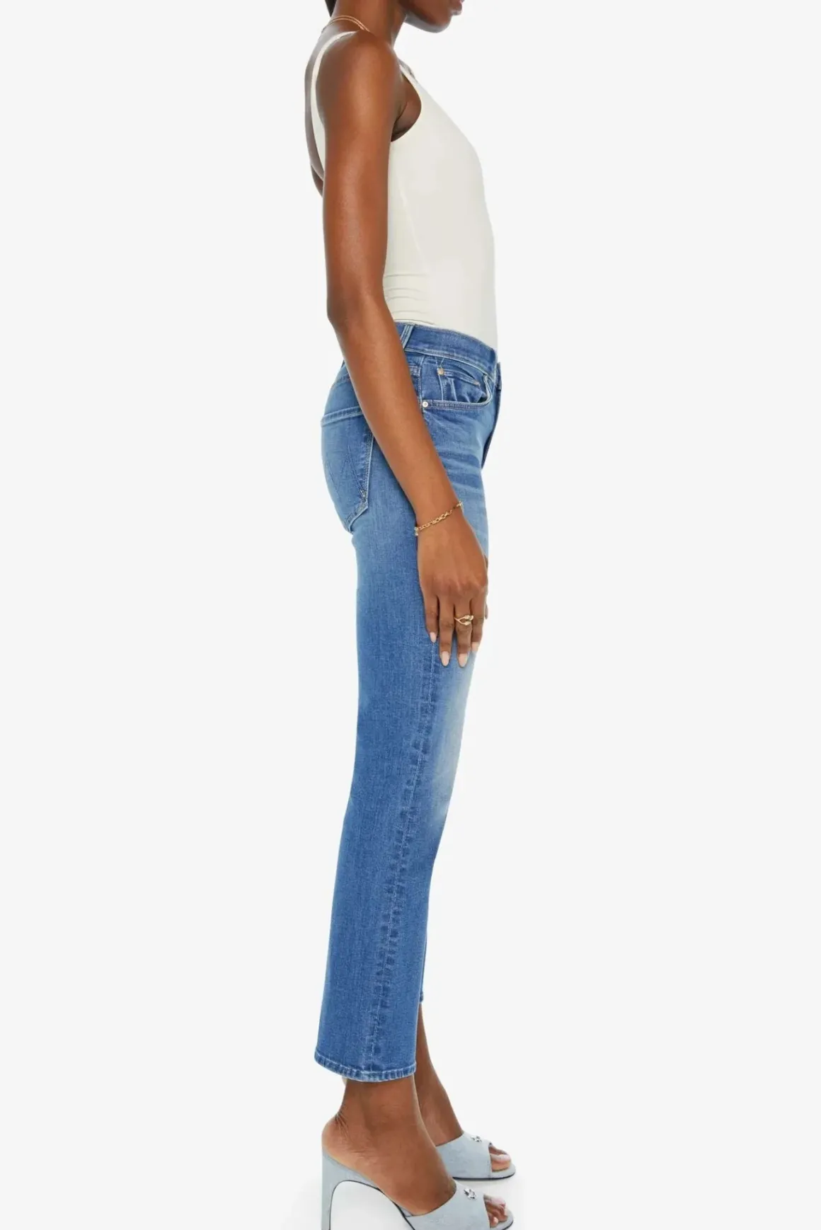 Mother Mid Rise Rider Ankle
