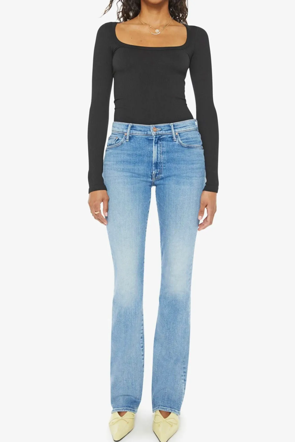 Mother Outsider Sneak Jeans