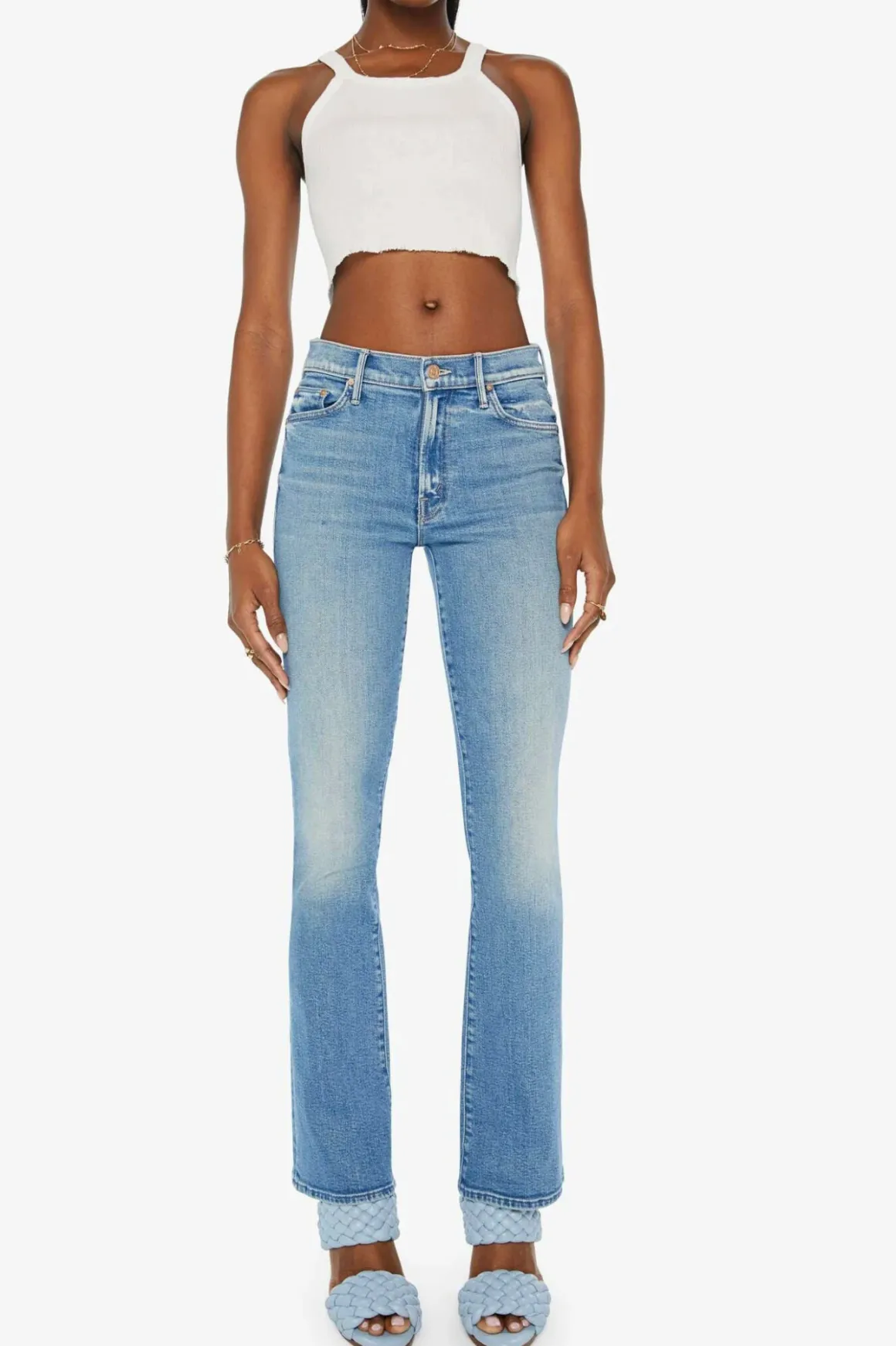 Mother Outsider Sneak Jeans