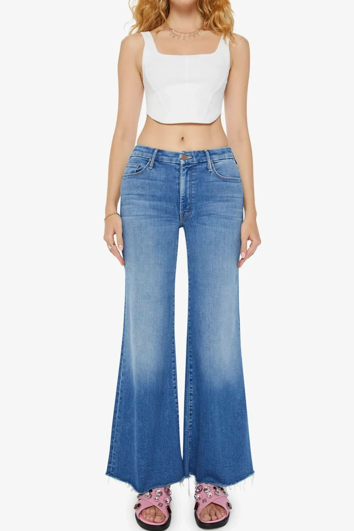 Mother Roller Fray Jeans