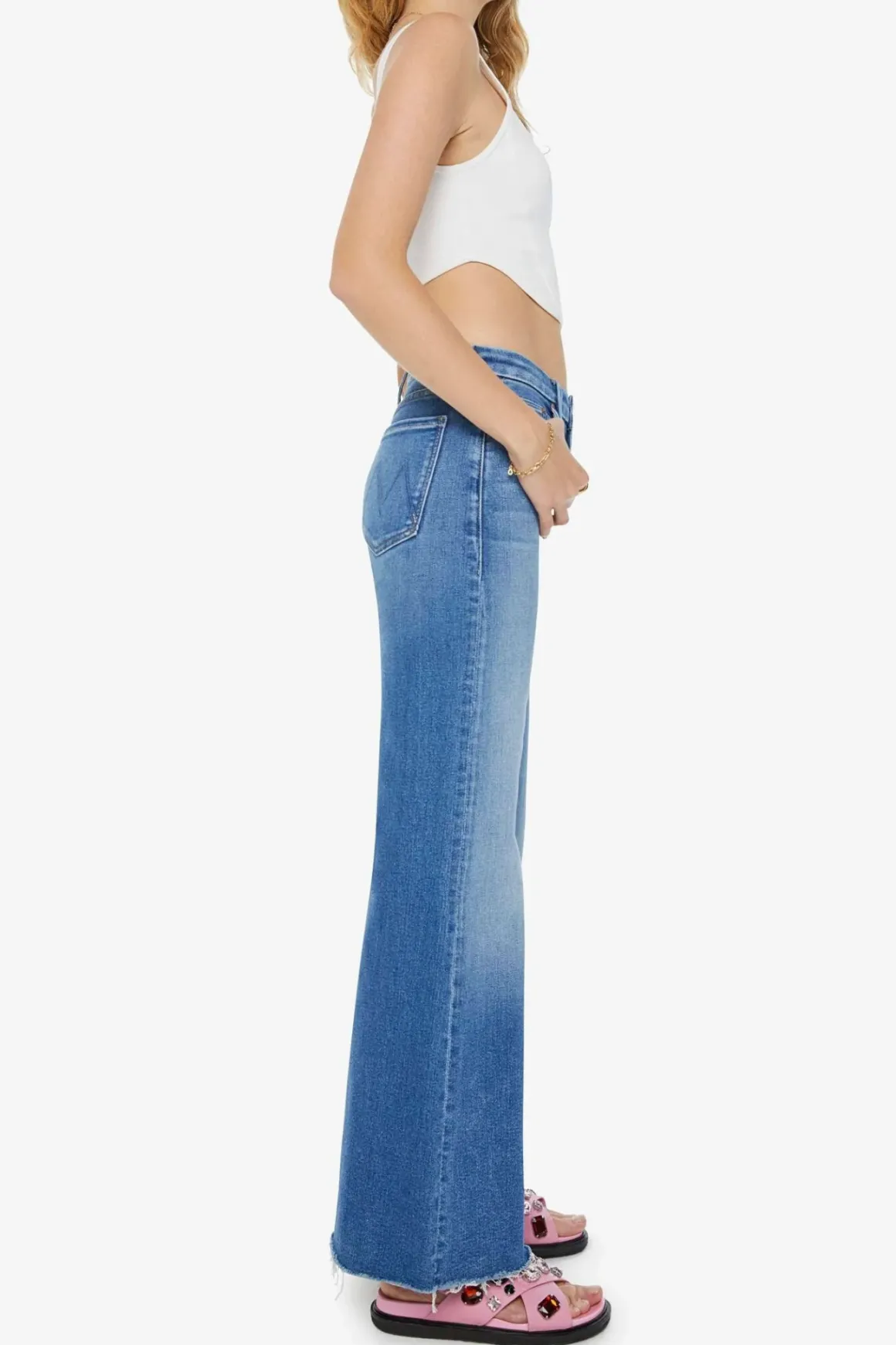 Mother Roller Fray Jeans