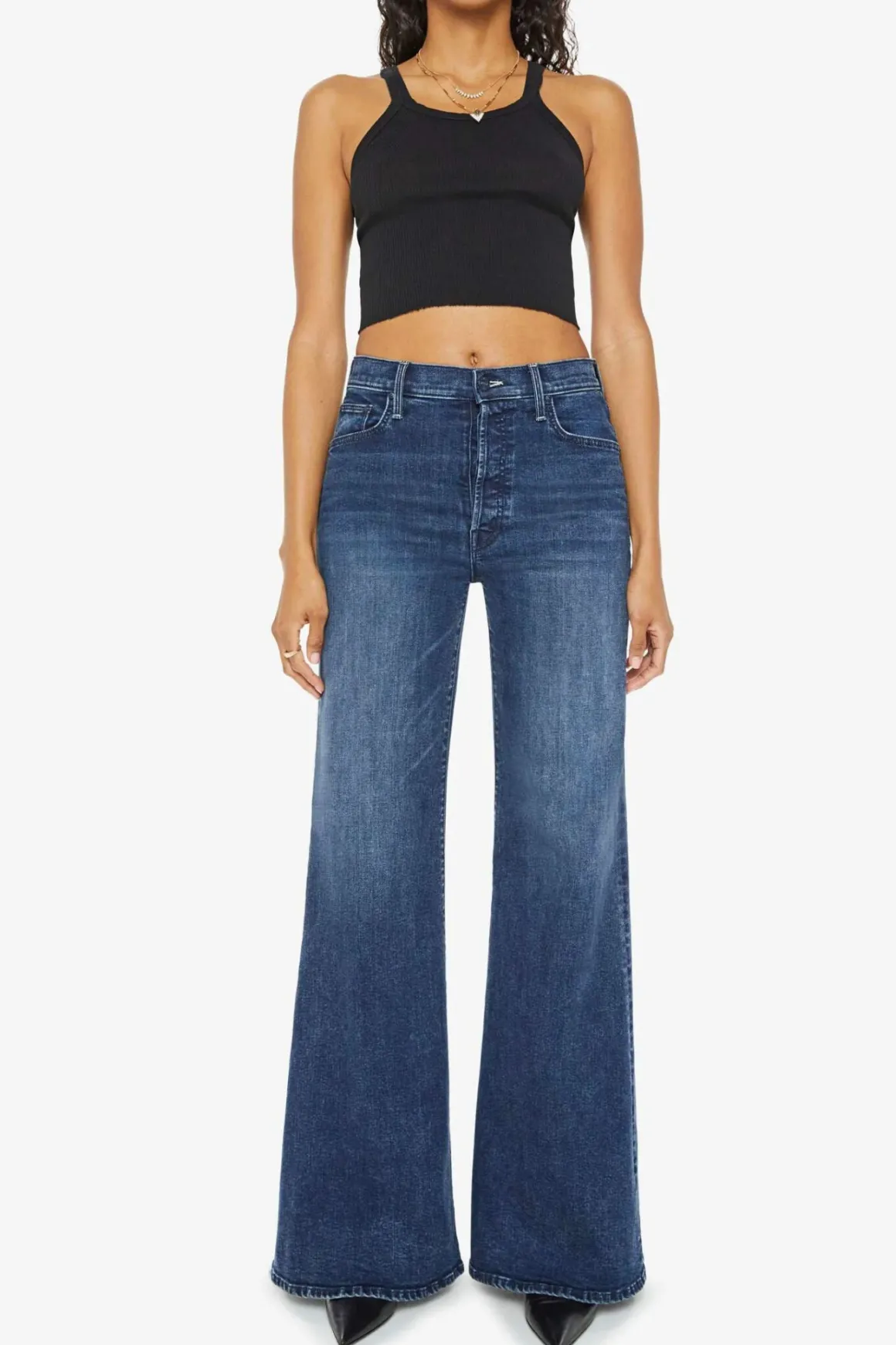 Mother Tomcat Roller Sneak Jeans