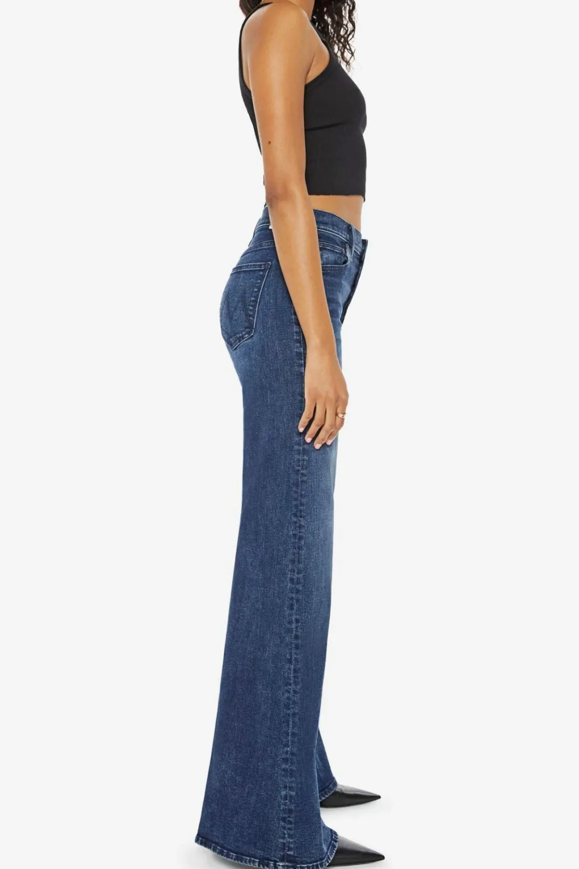 Mother Tomcat Roller Sneak Jeans
