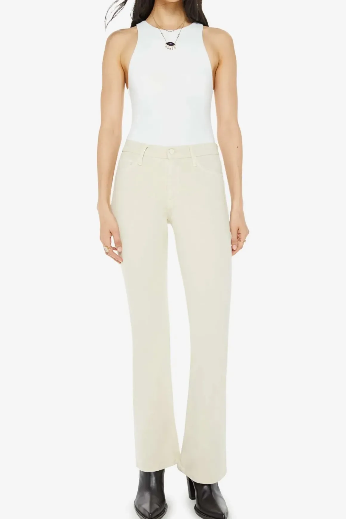 Mother Weekender Sneak Jeans