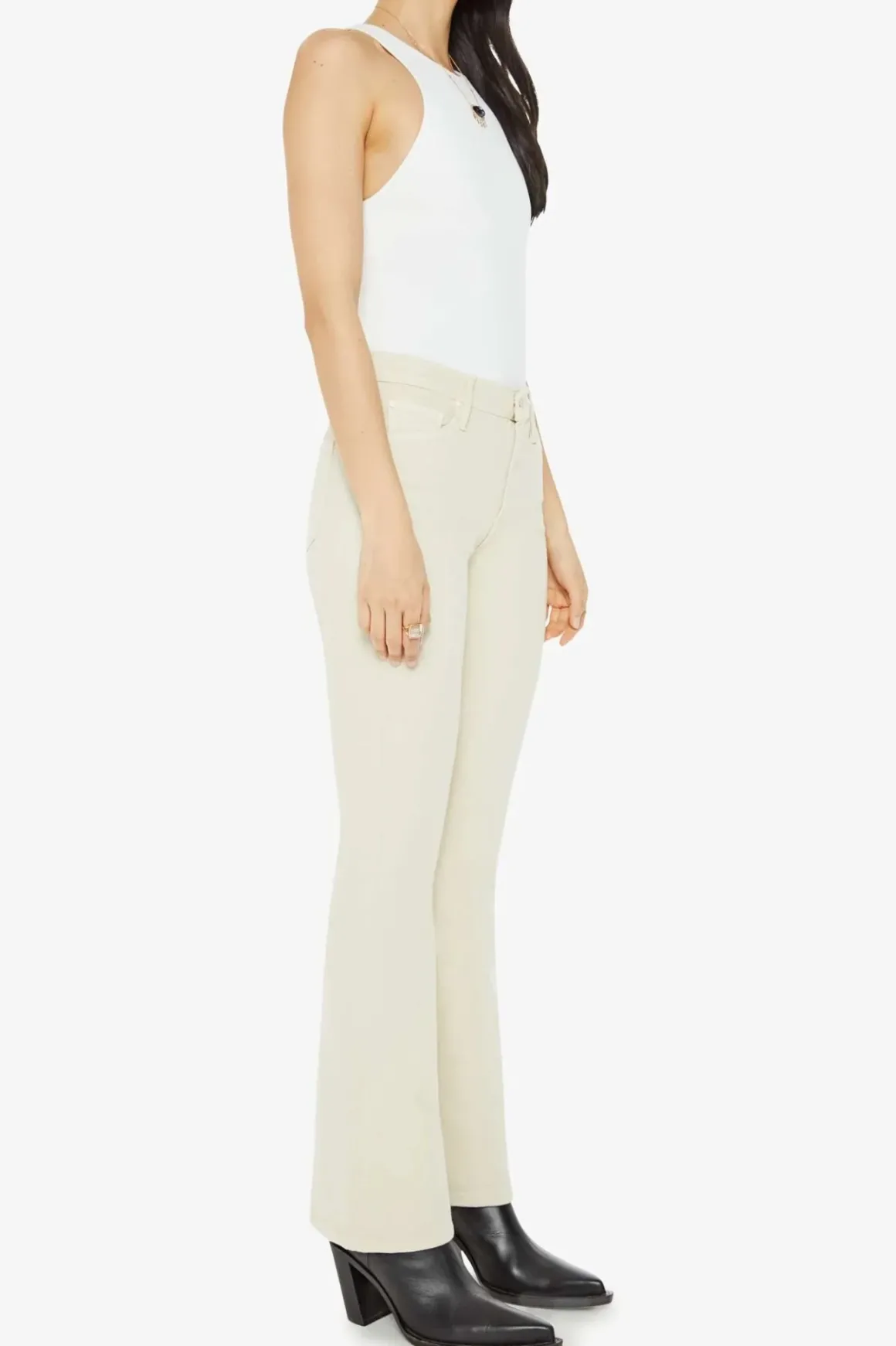 Mother Weekender Sneak Jeans