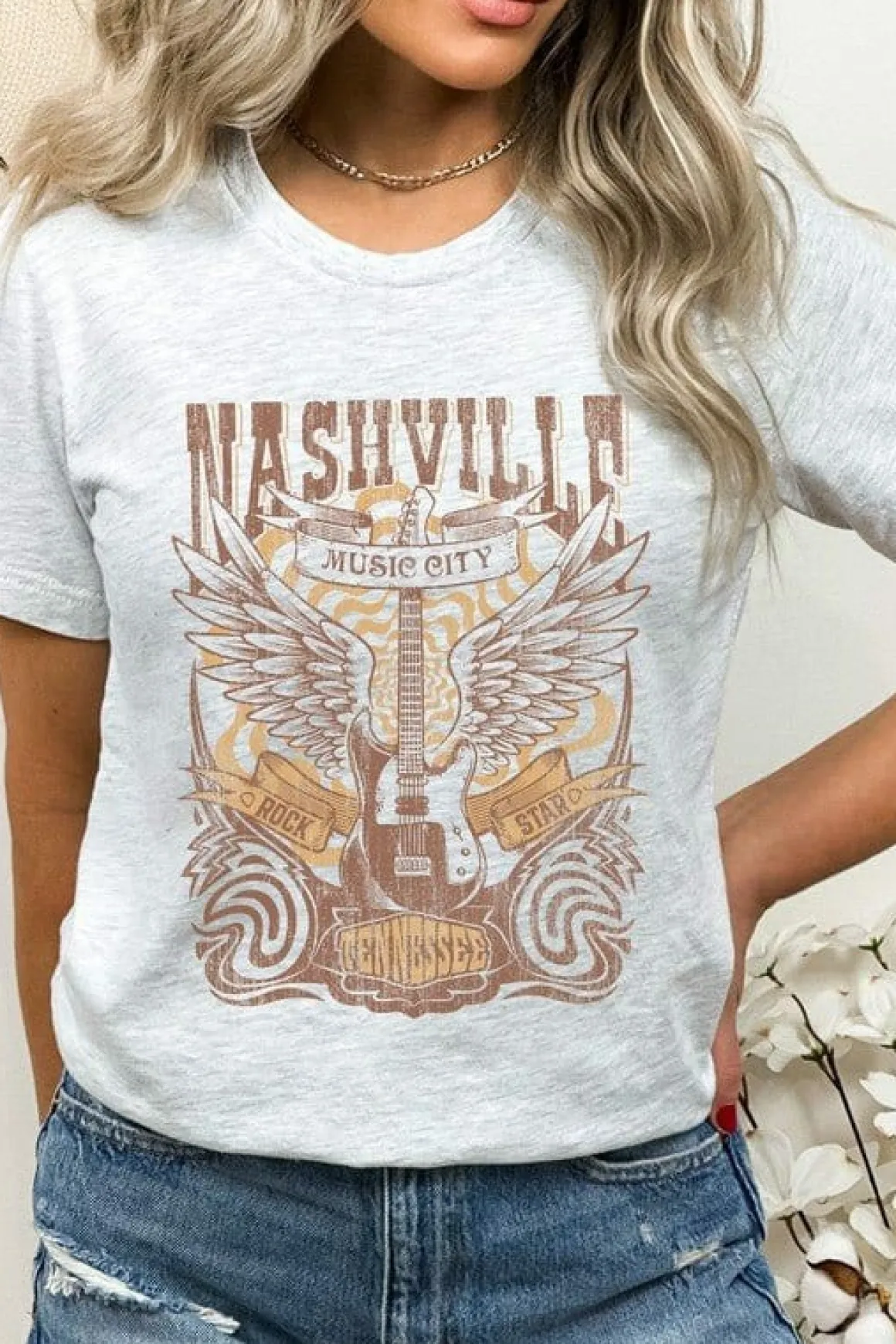 Nashville Tennessee Music City Country Graphic Tee *Online Only*