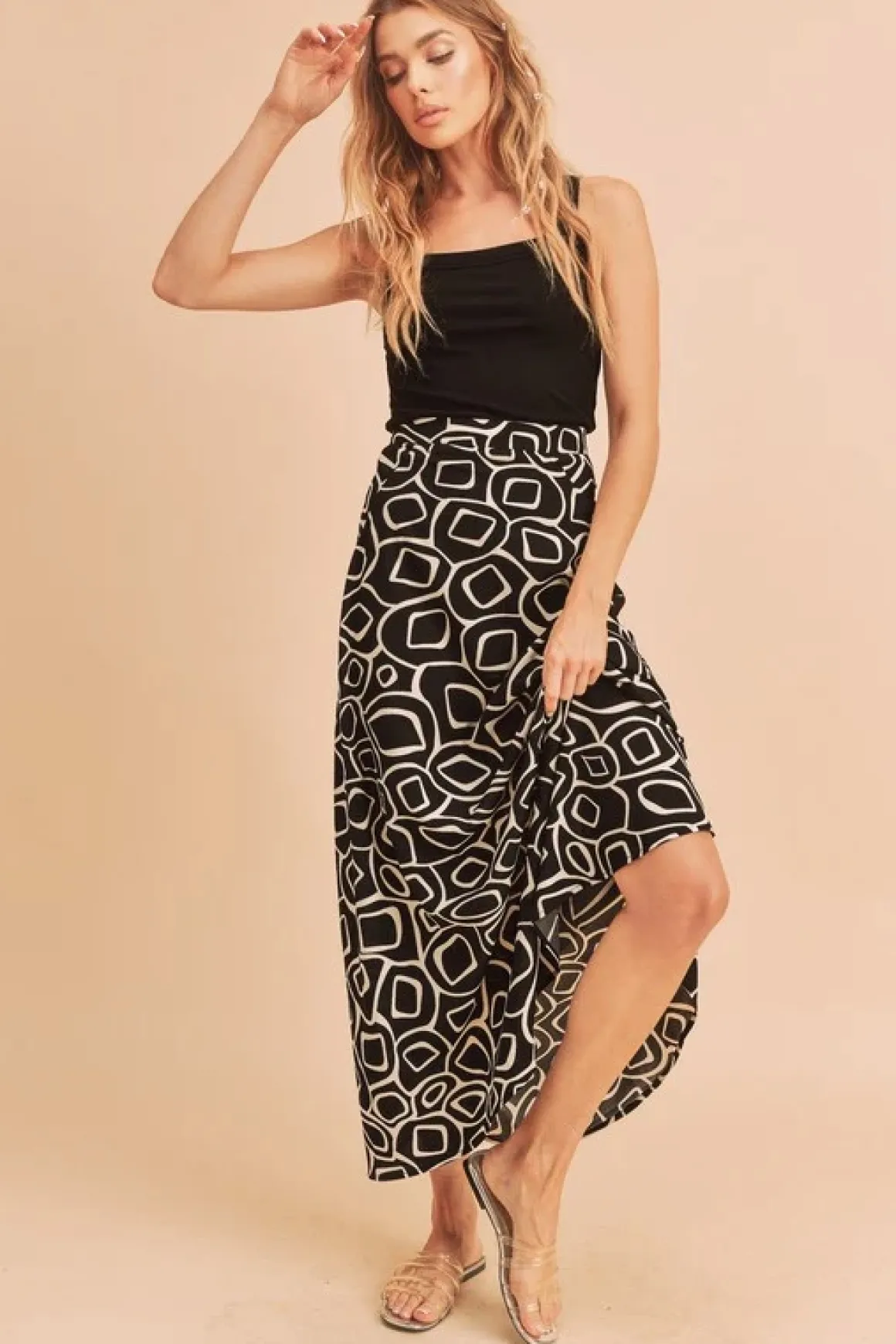 olive_abstract_print_skir_11.webp Olive Abstract Print Skirt *Online Only*