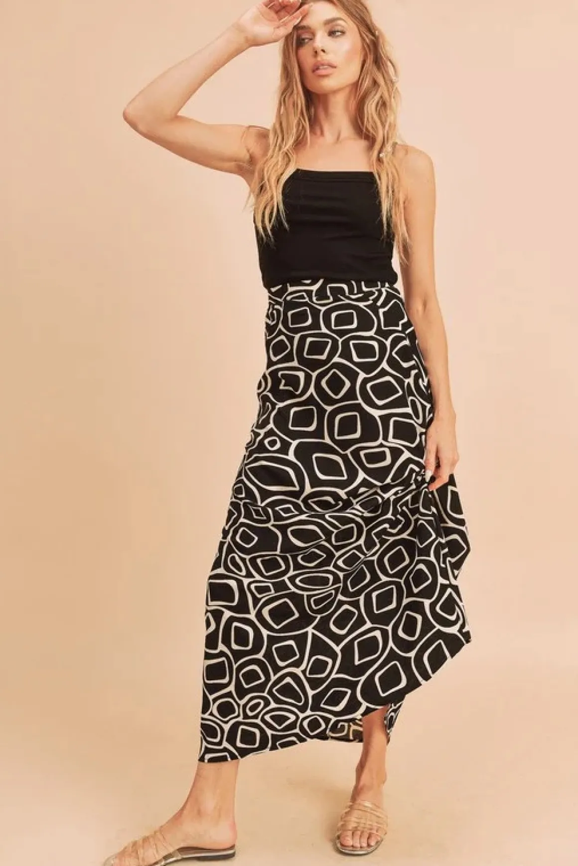 olive_abstract_print_skir_12.webp Olive Abstract Print Skirt *Online Only*