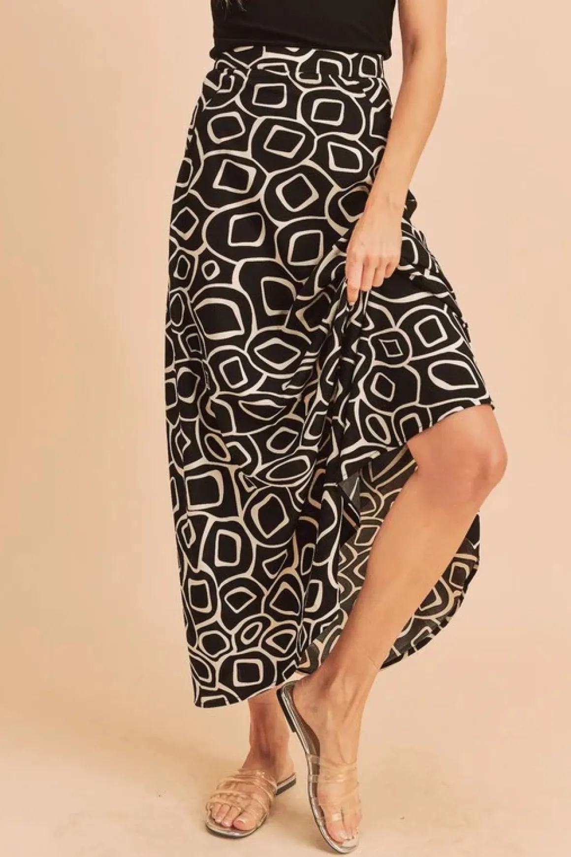 olive_abstract_print_skir_5.webp Olive Abstract Print Skirt *Online Only*