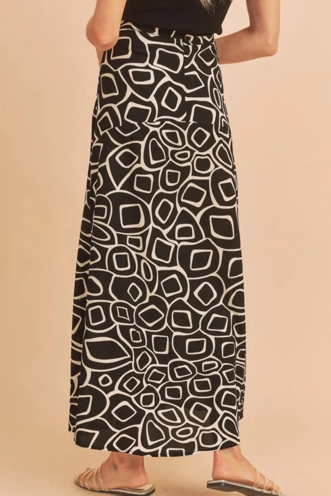 olive_abstract_print_skir_8.webp Olive Abstract Print Skirt *Online Only*