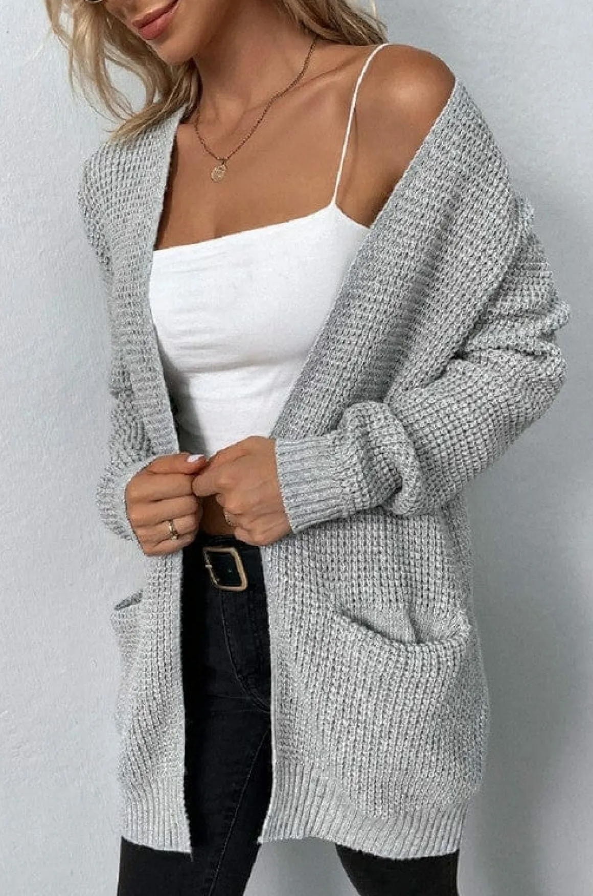 open_front_waffle_sweater_3.webp Open front waffle sweater cardigan *Online Only*