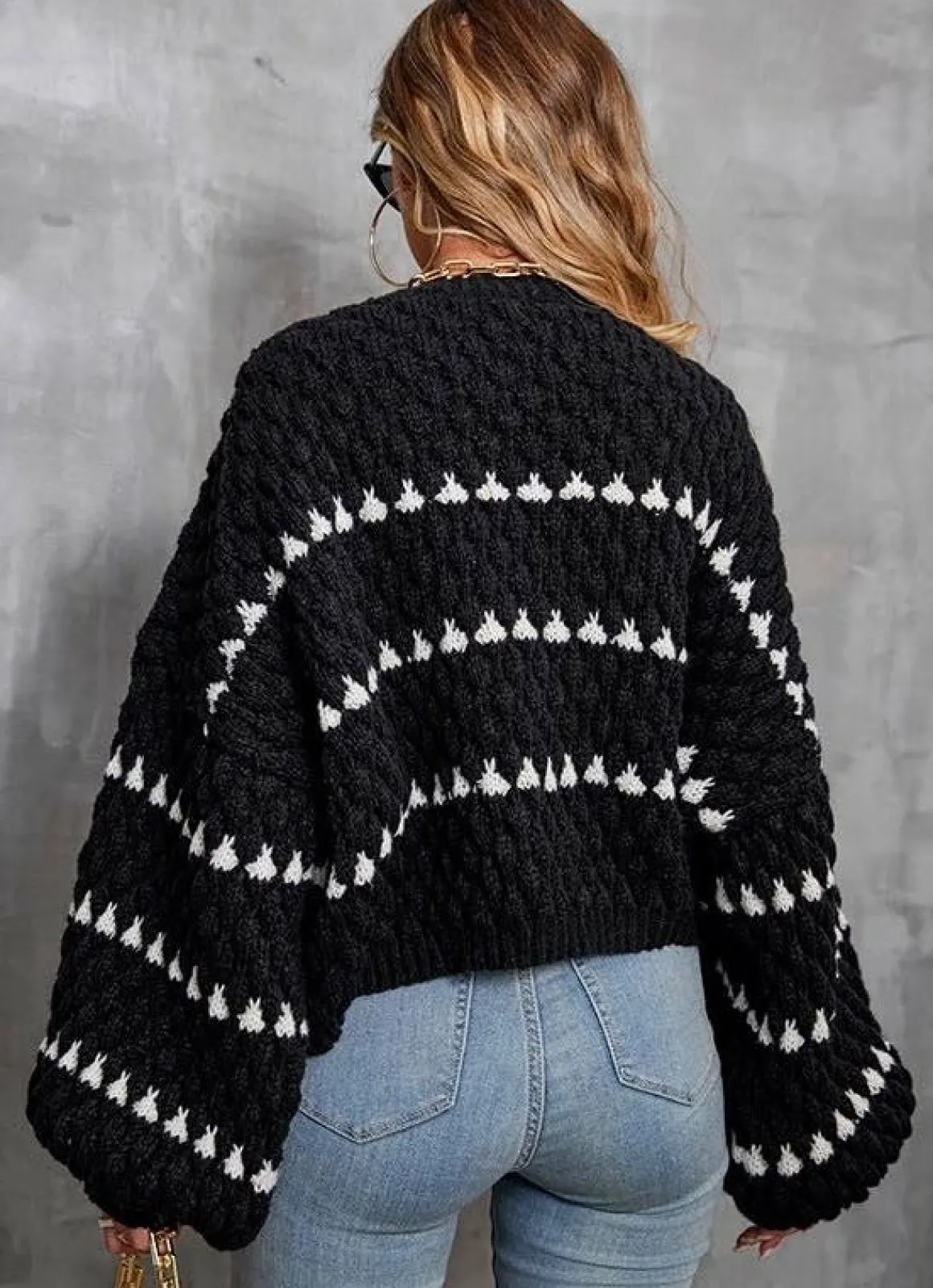 Oversized Chunky Knit Sweater *Online Only*