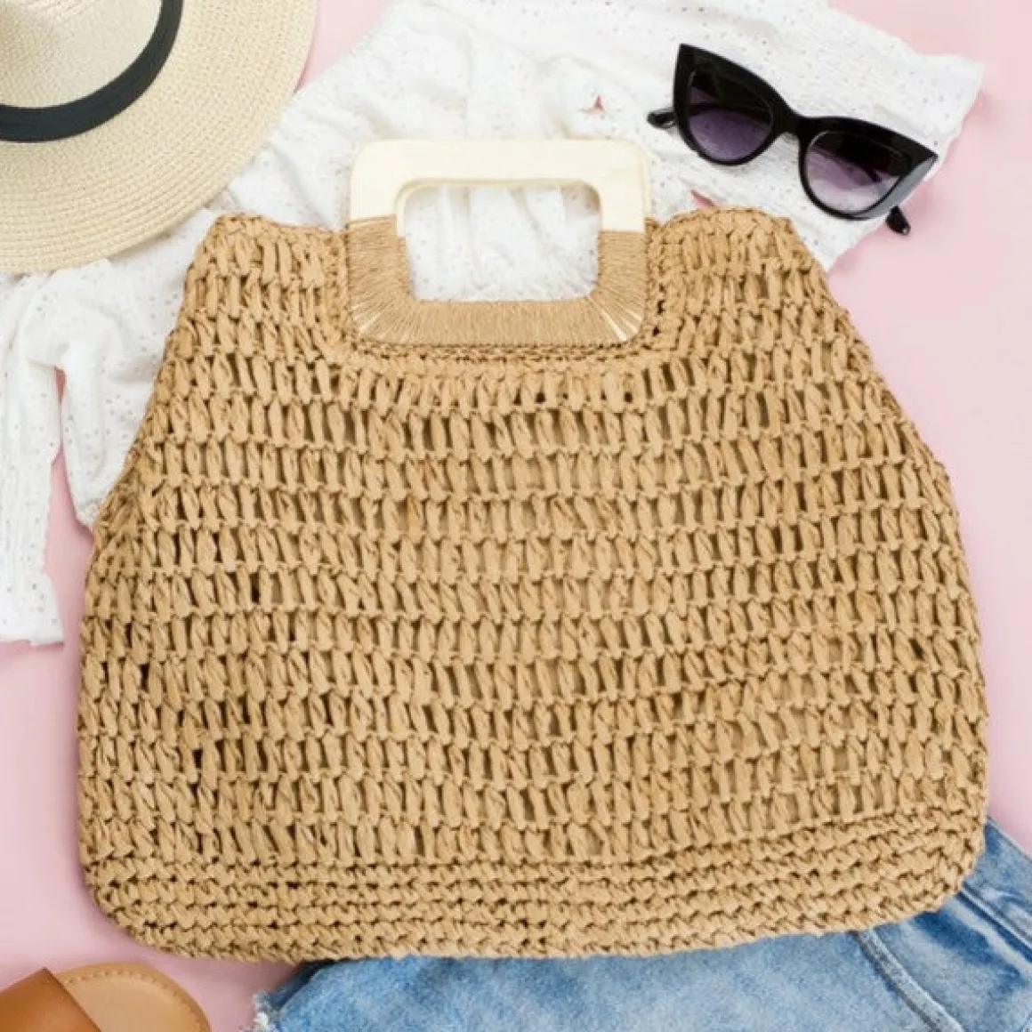 Oversized Straw Tote *Online Only*