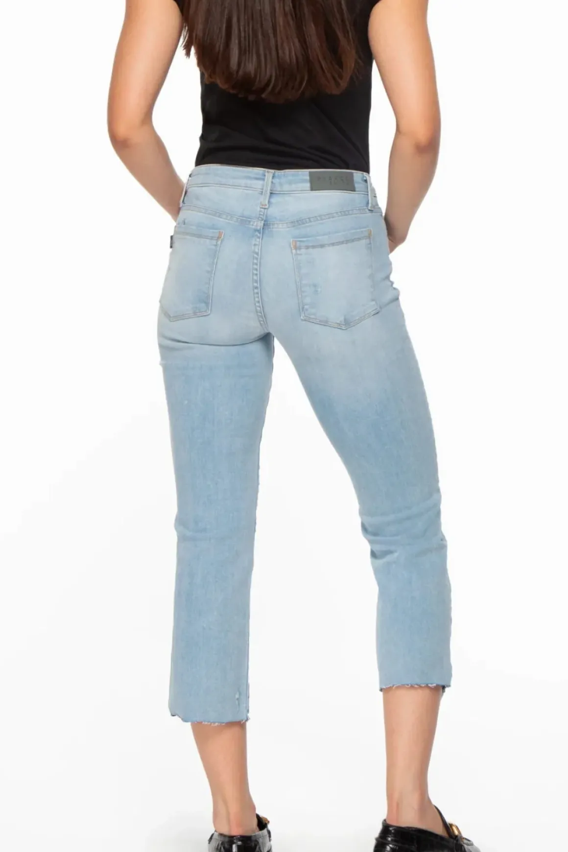 Parkersmith Byron Crop Straight w/Raw Hem in Coronado
