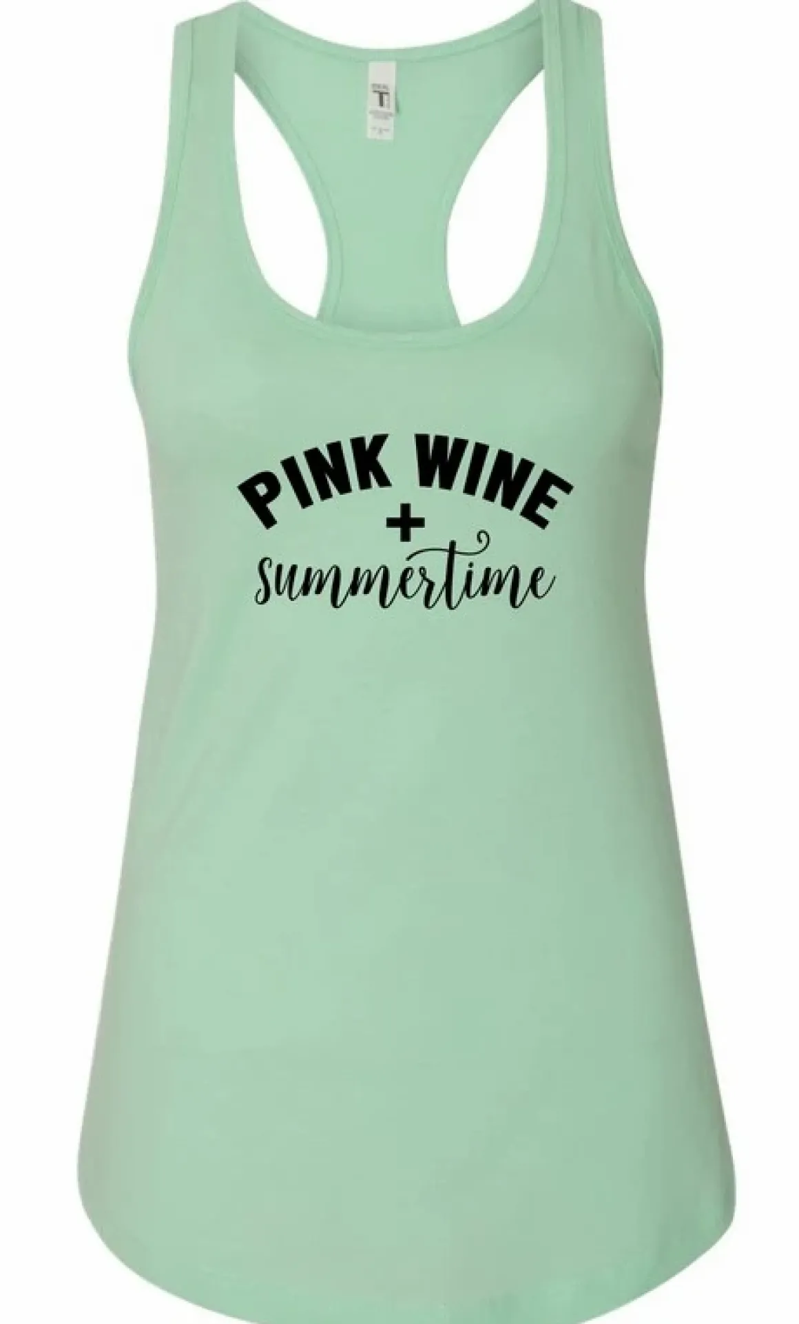 Pink Wine and Summertime Graphic Tank *Online Only*
