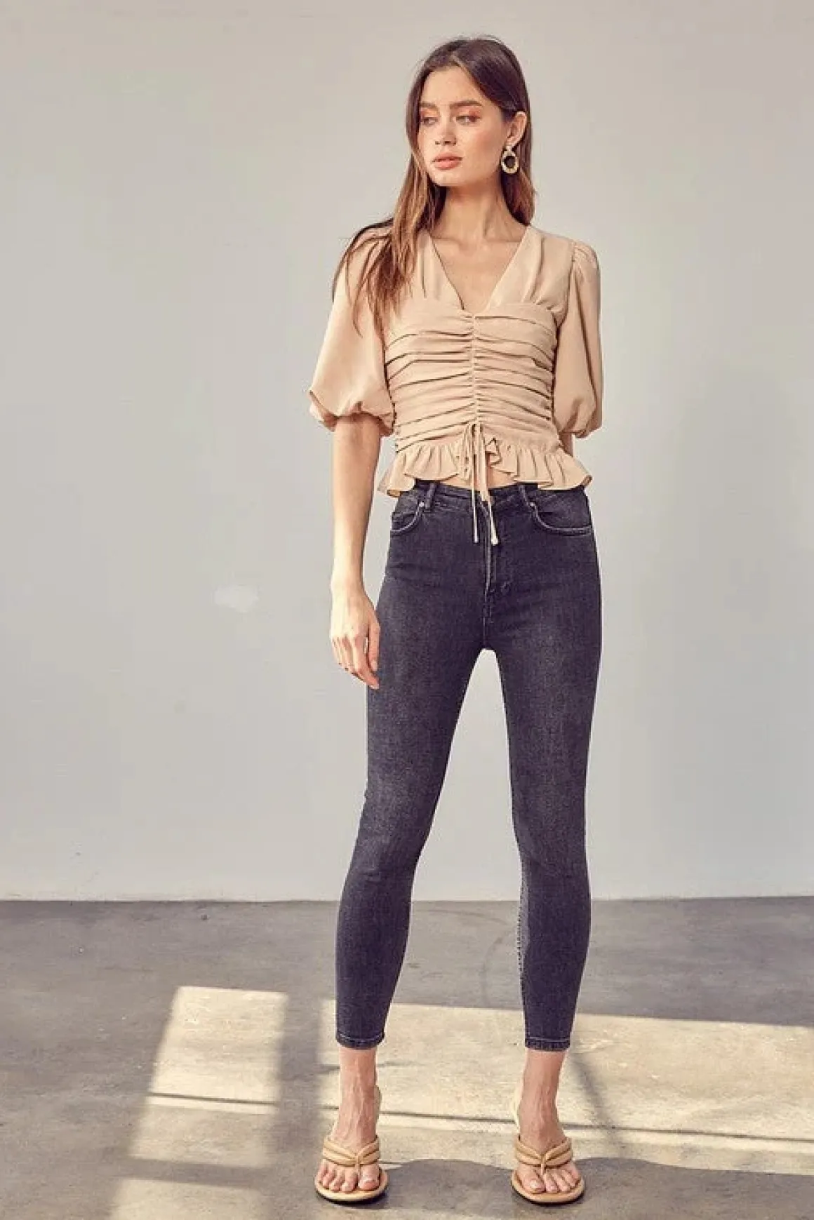 puff_sleeve_cinched_top_o_7.webp Puff Sleeve Cinched Top *Online Only*