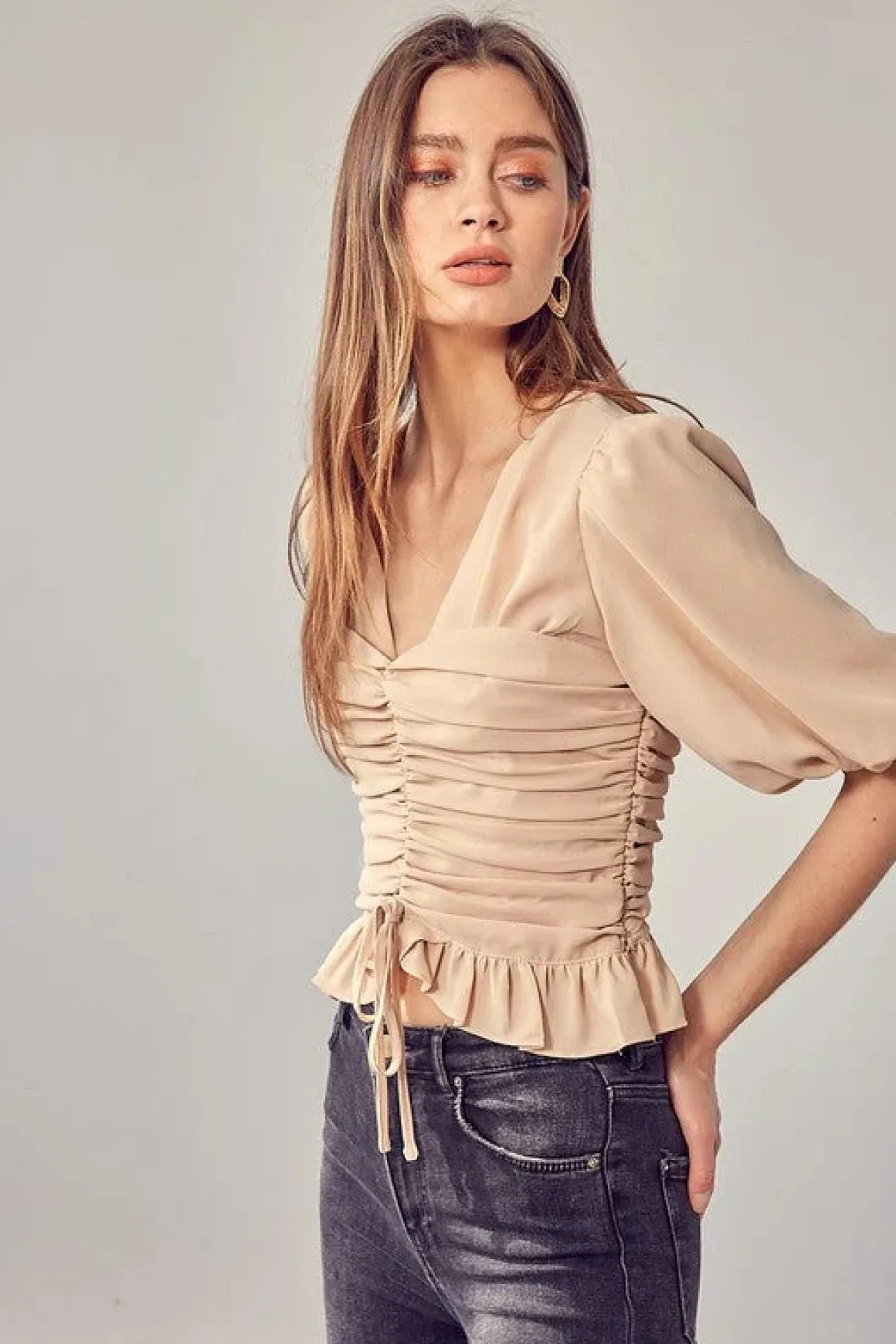 puff_sleeve_cinched_top_o_8.webp Puff Sleeve Cinched Top *Online Only*