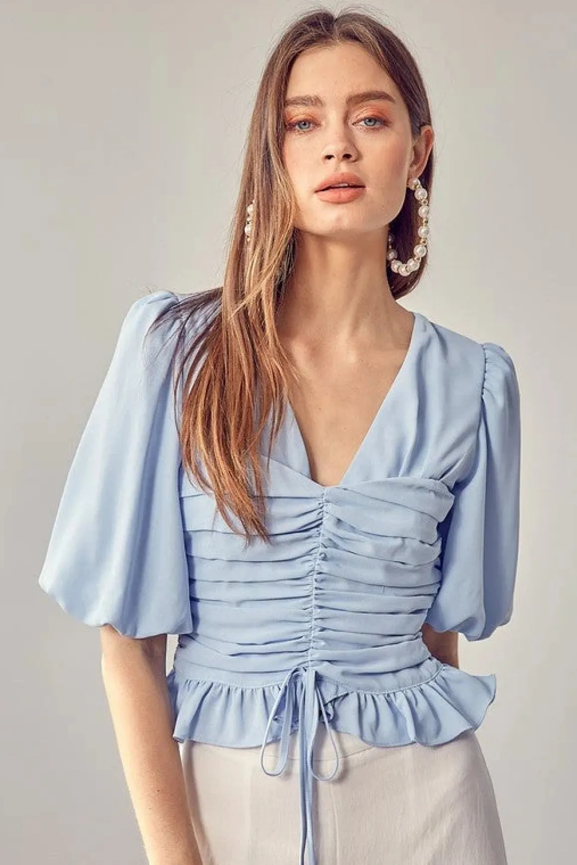 puff_sleeve_cinched_top_o_9.webp Puff Sleeve Cinched Top *Online Only*