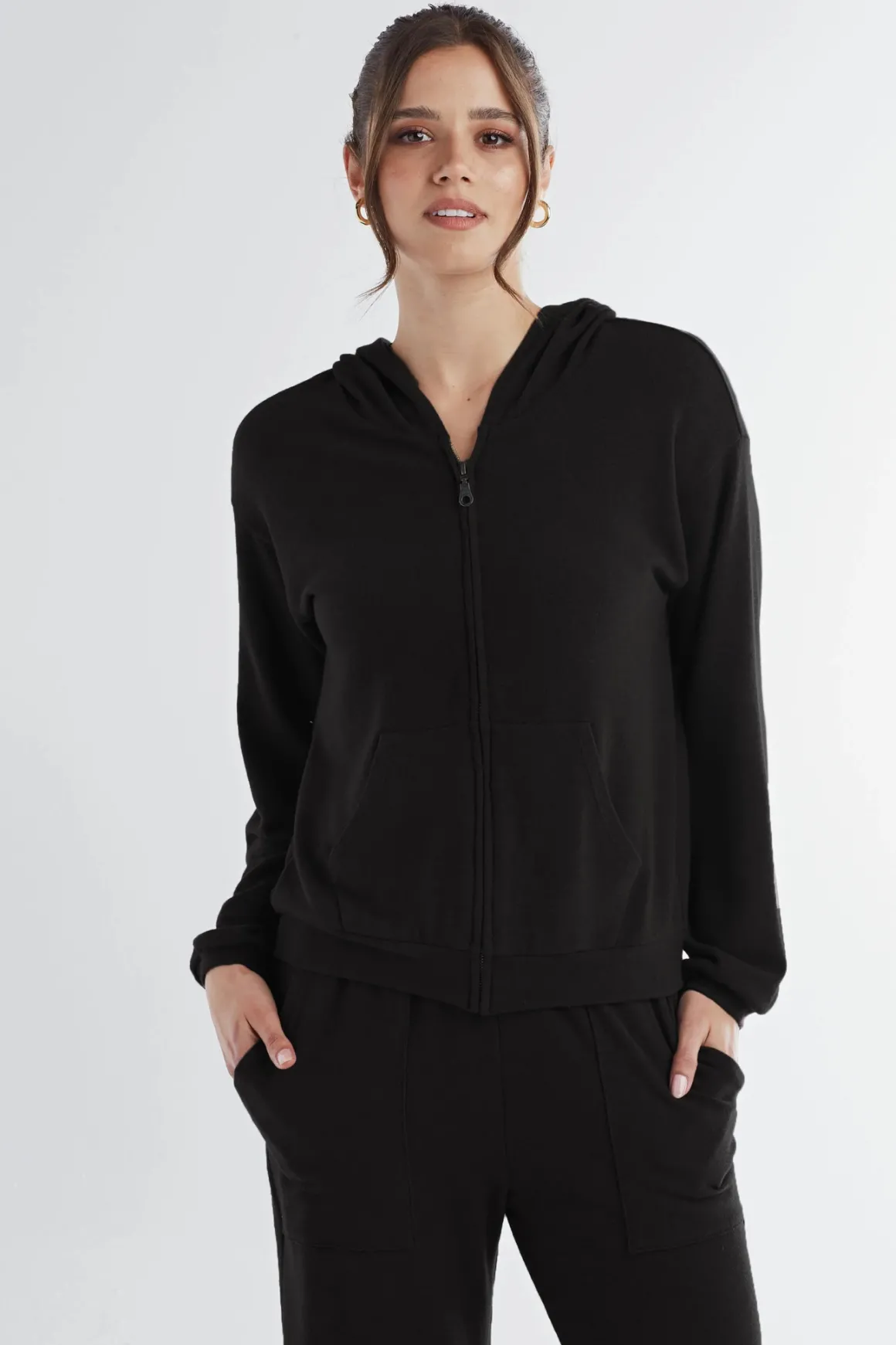 Red Haute Zip Up Jacket