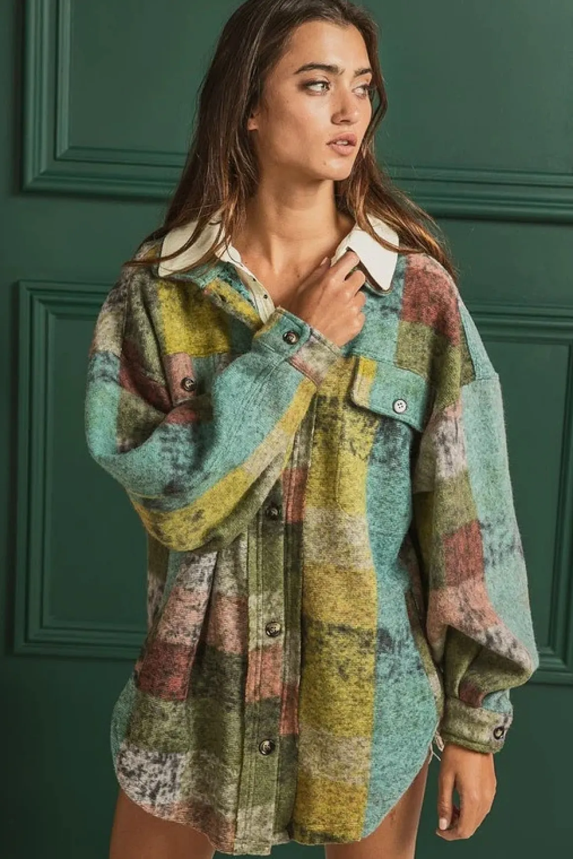 Relaxed Fit Shacket *Online Only*