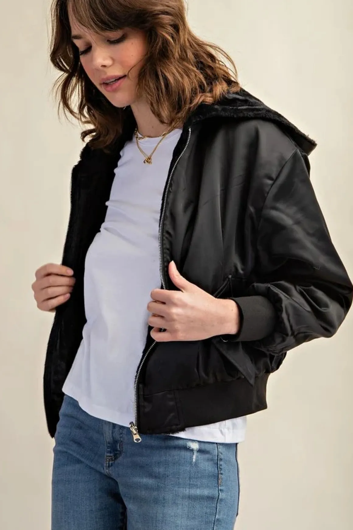 reversible_fur_lined_bomb_10.webp Reversible Fur Lined Bomber Jacket *Online Only*
